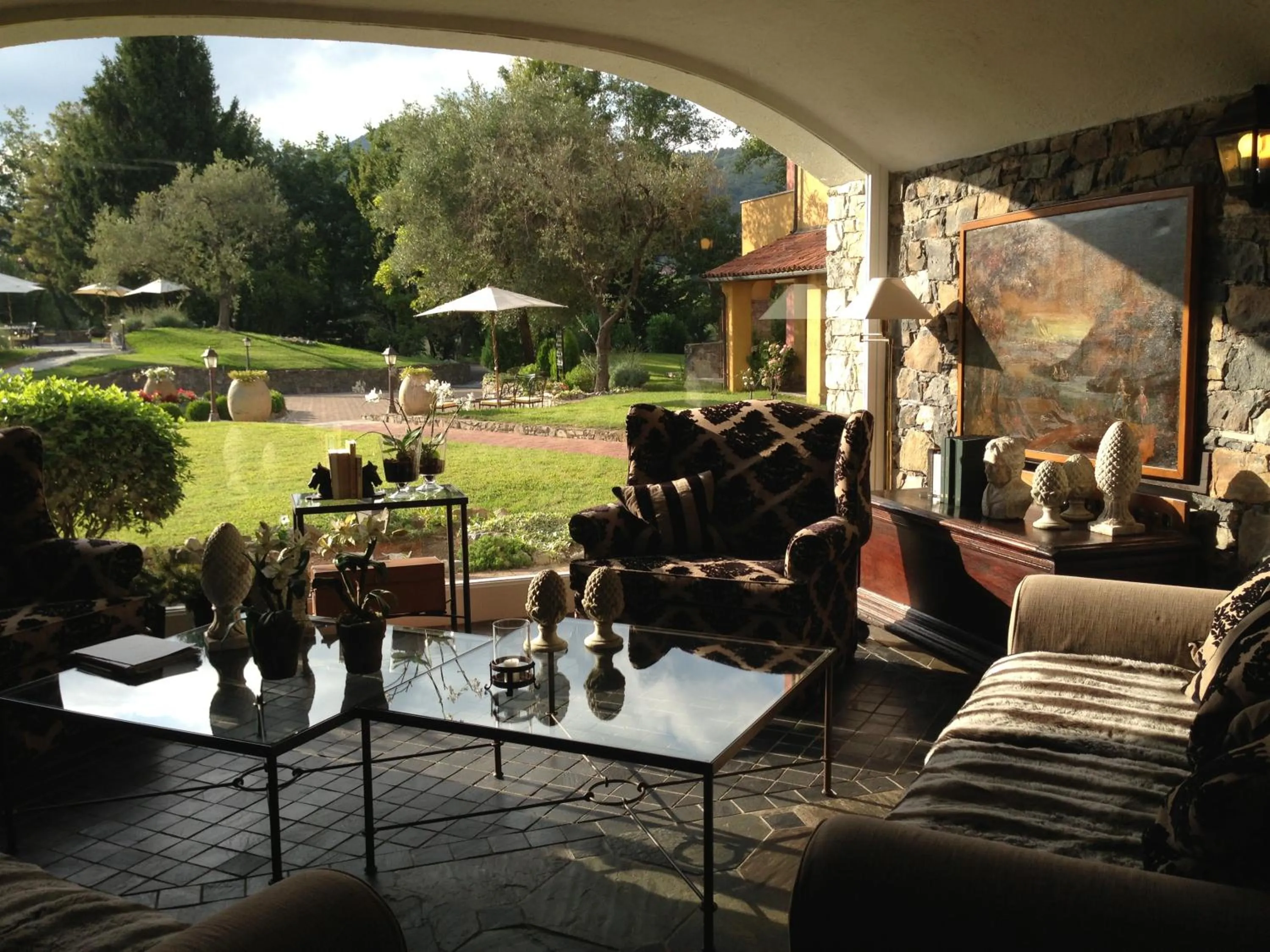 Lobby or reception in La Meridiana ReIais & Chateaux