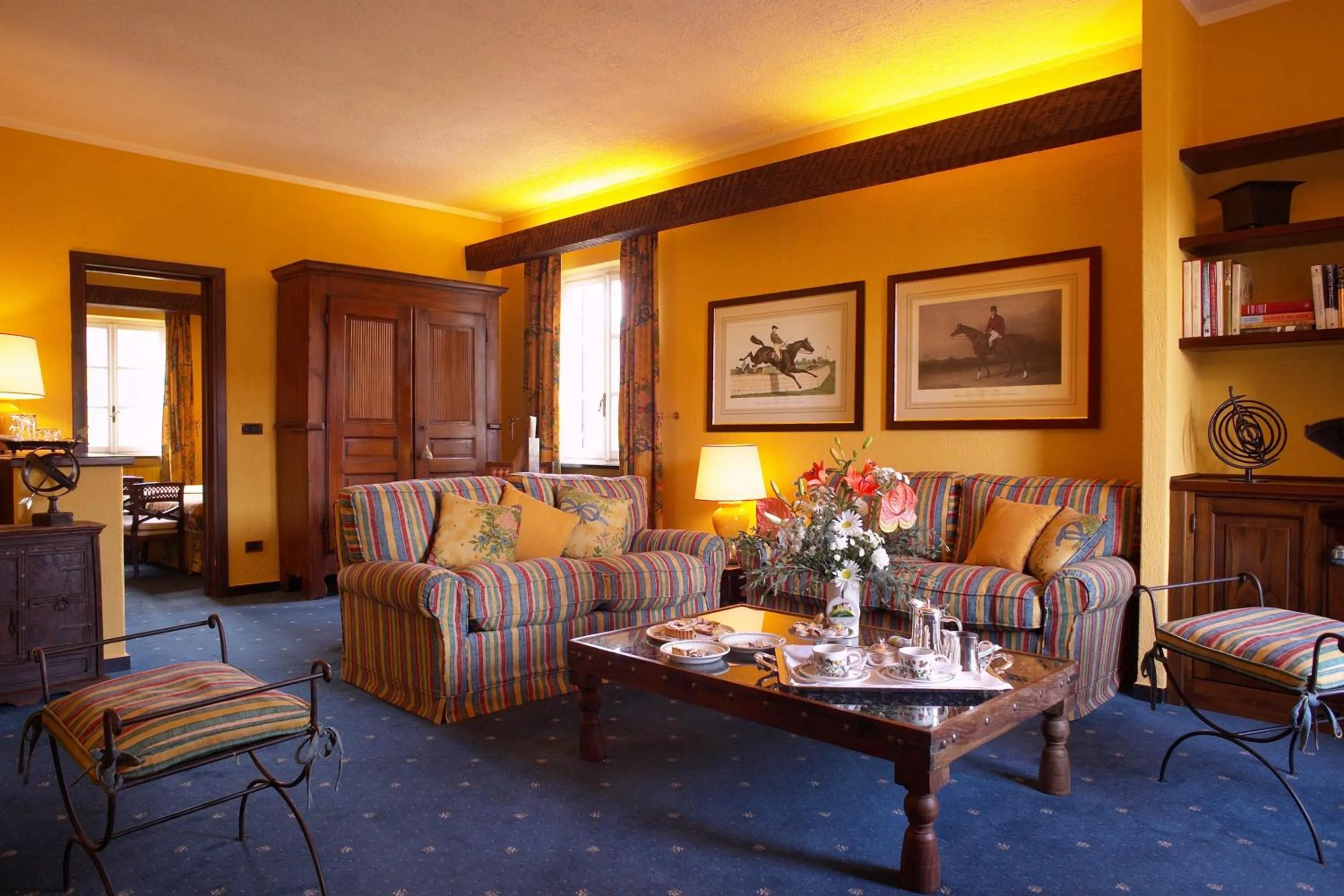 Living room in La Meridiana ReIais & Chateaux