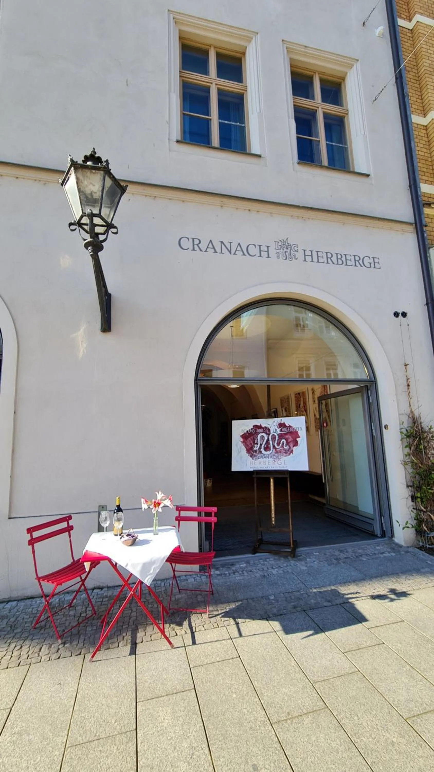 Facade/entrance in Hotel Cranach-Herberge City Centre