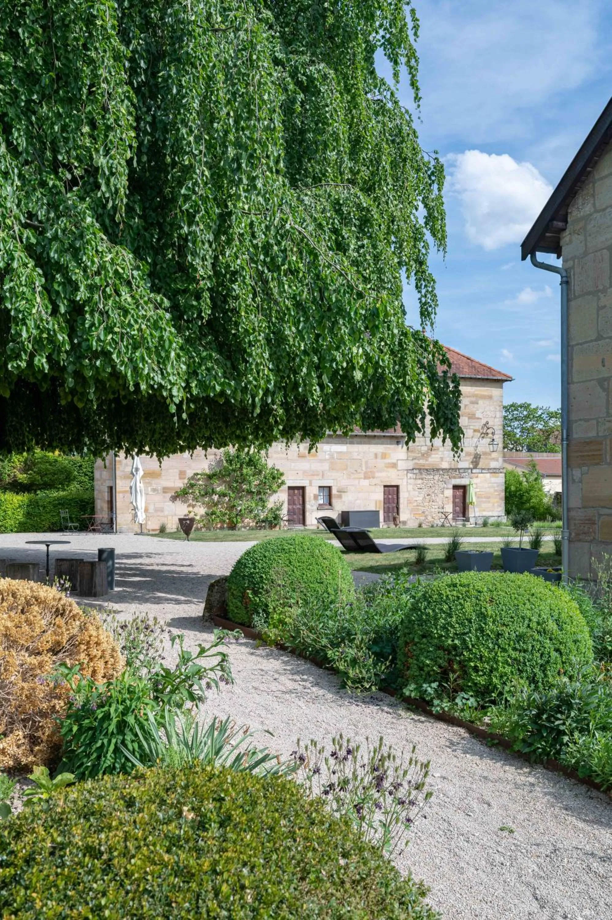 Garden in La Maison Forte