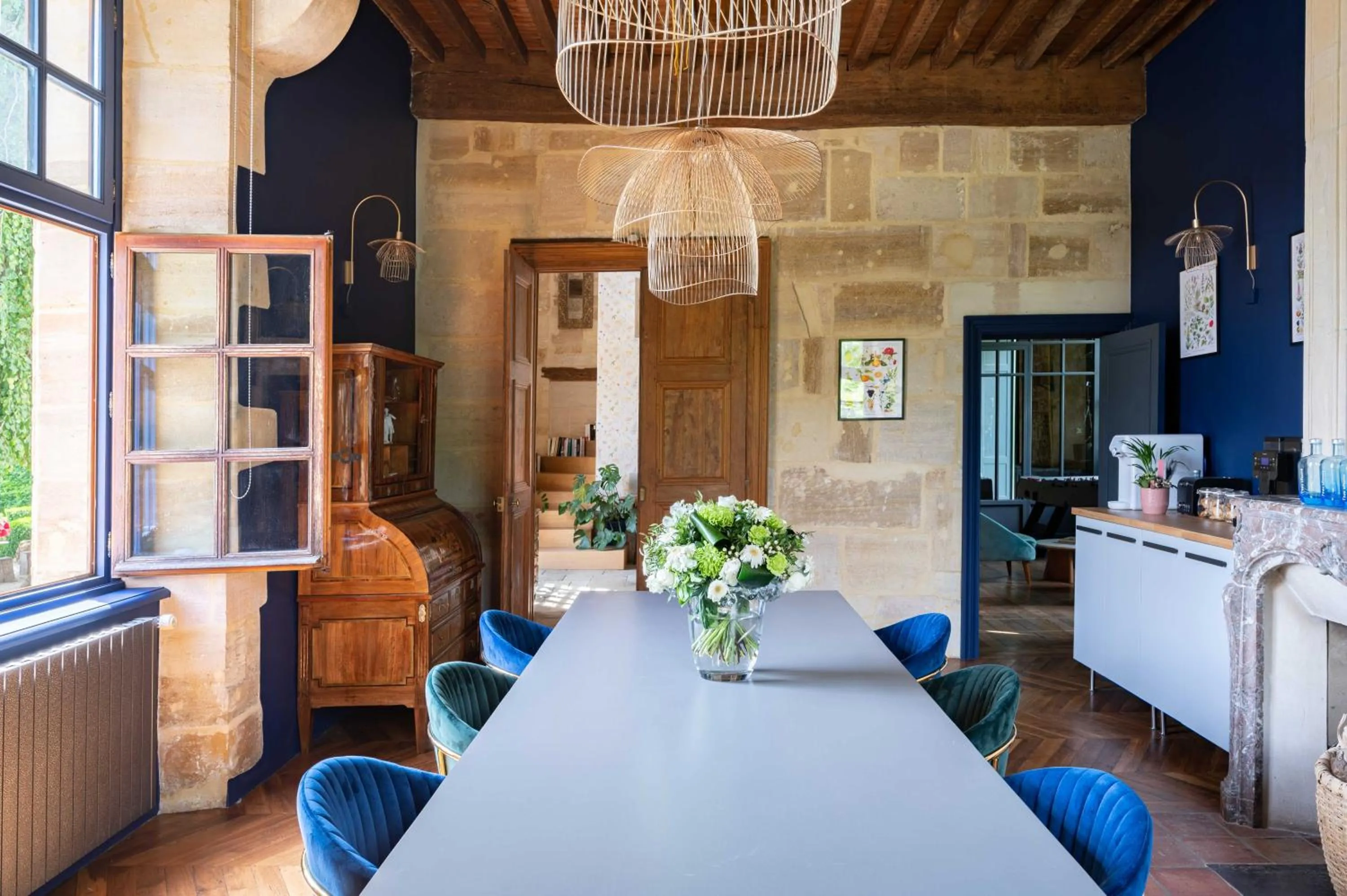 Dining area in La Maison Forte