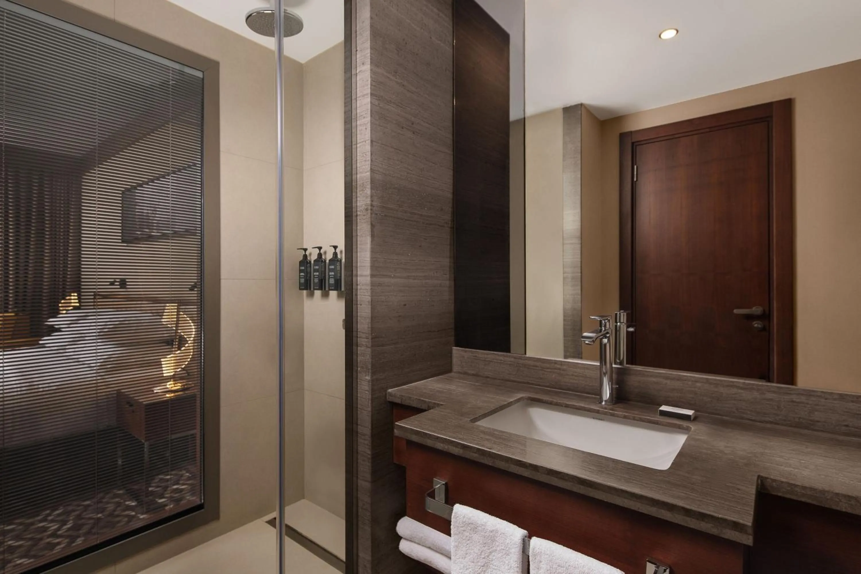 Bathroom, Bed in Sheraton Istanbul City Center