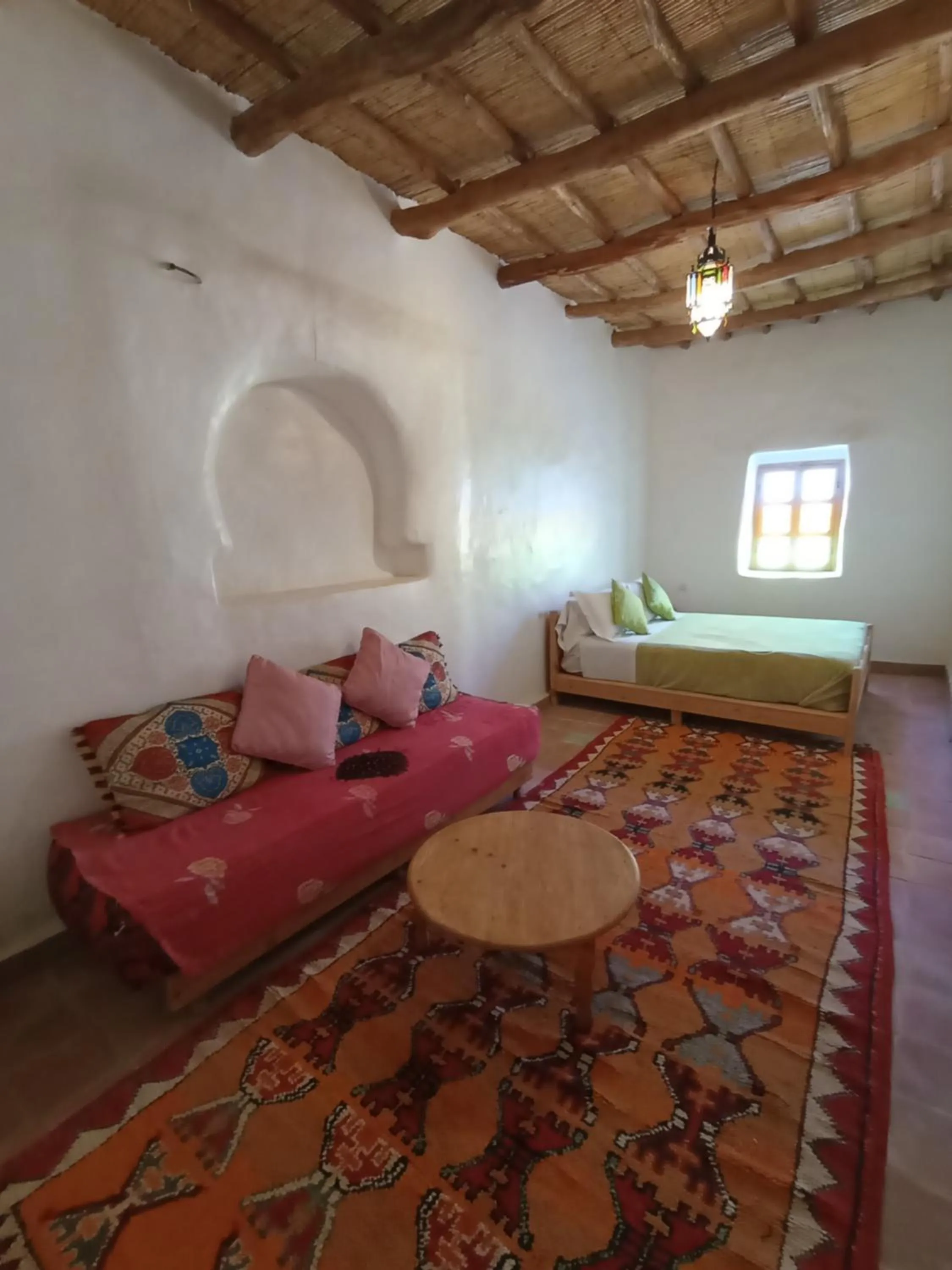Quadruple Room with Garden View in Kasbah Auberge Bassou