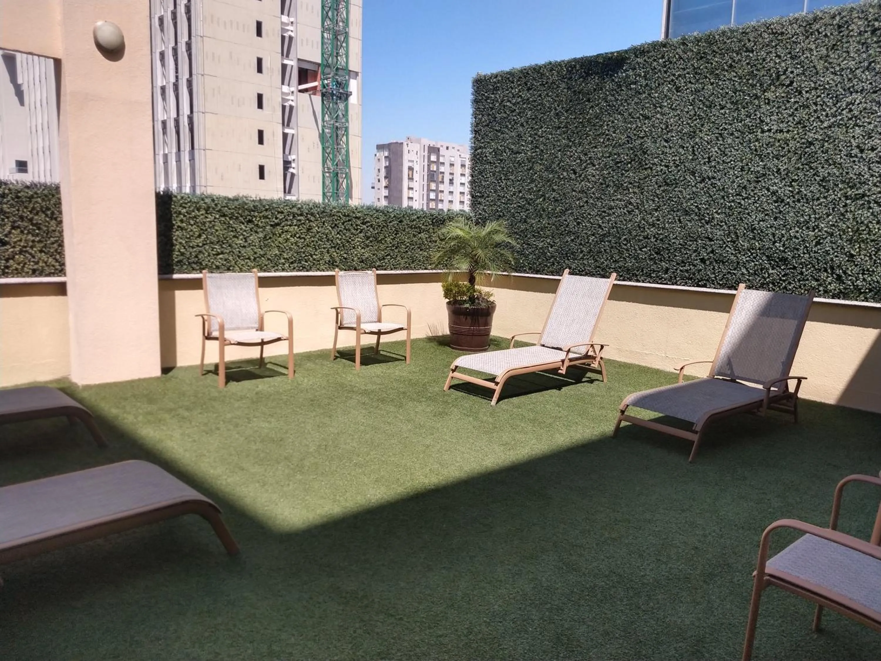 Patio in Hotel Villa Florida Puebla