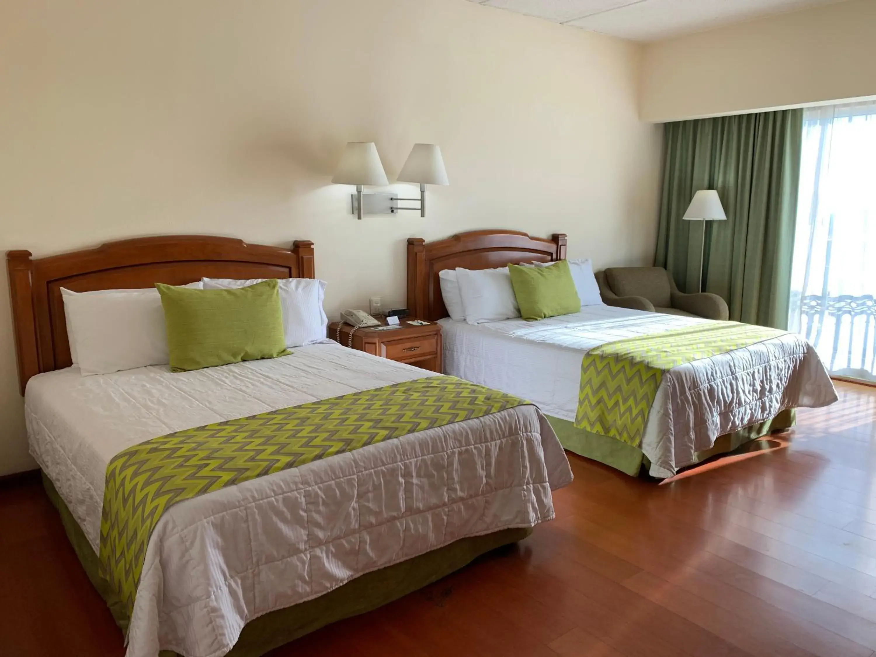 Double Room with Two Double Beds in Hotel Villa Florida Puebla Double Room with Two Double Beds in Hotel Villa Florida Puebla