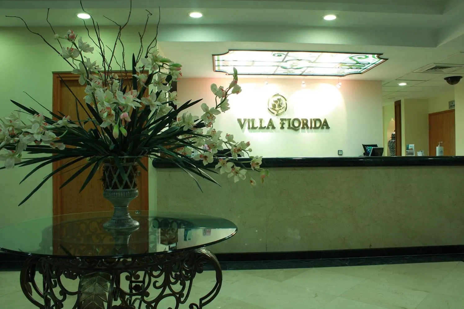 Lobby or reception in Hotel Villa Florida Puebla