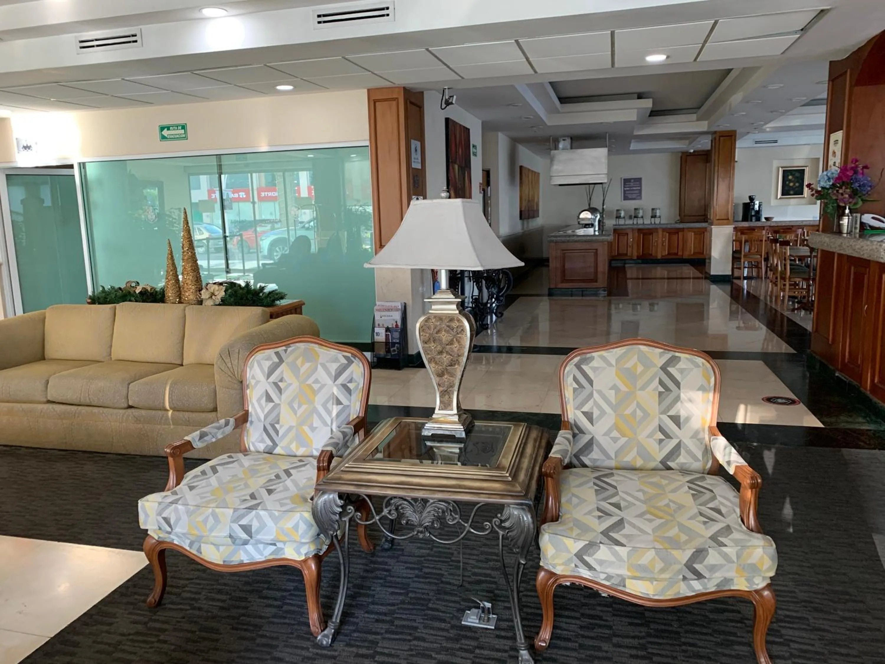 Lobby or reception in Hotel Villa Florida Puebla