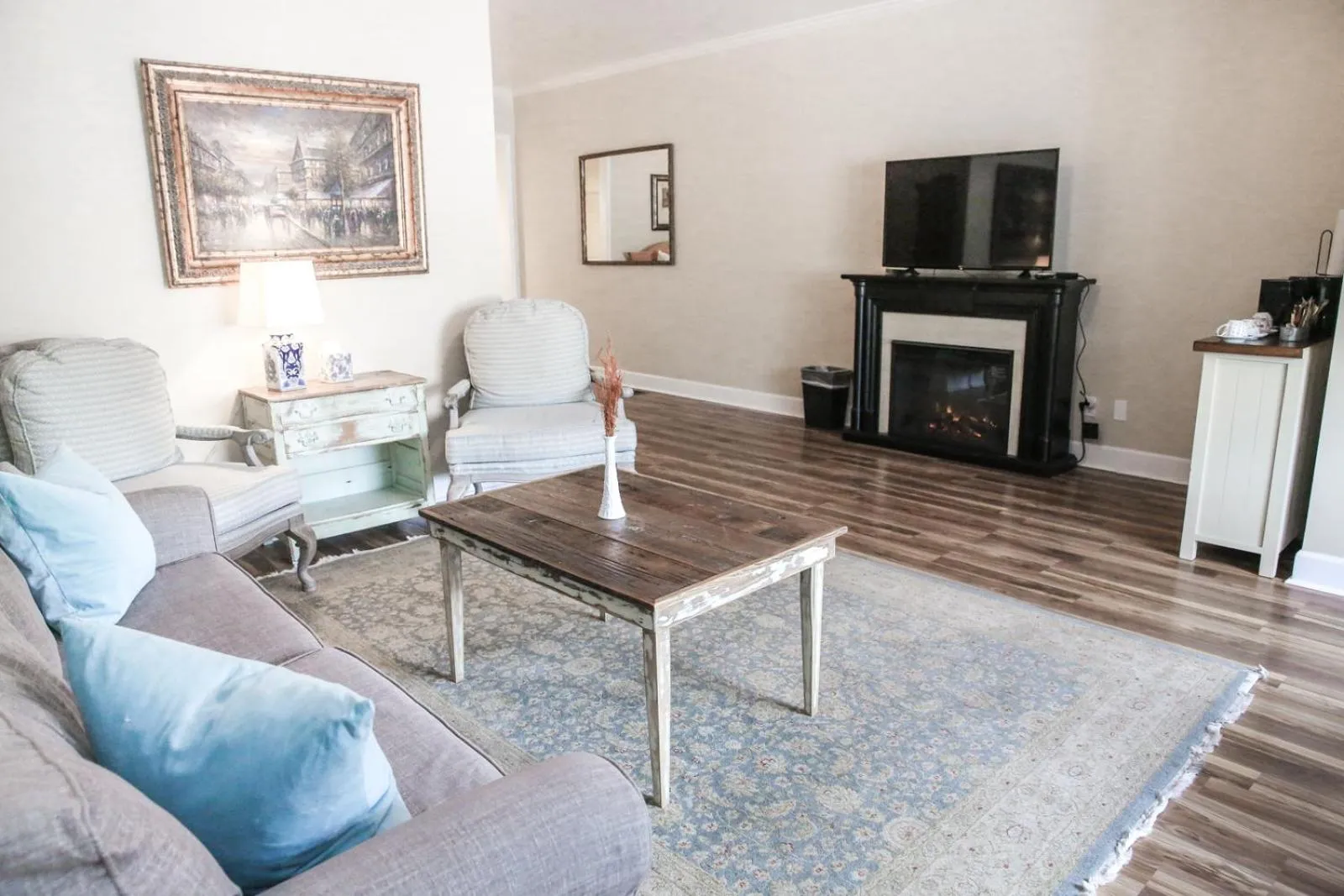 Living room in The Rigdon House