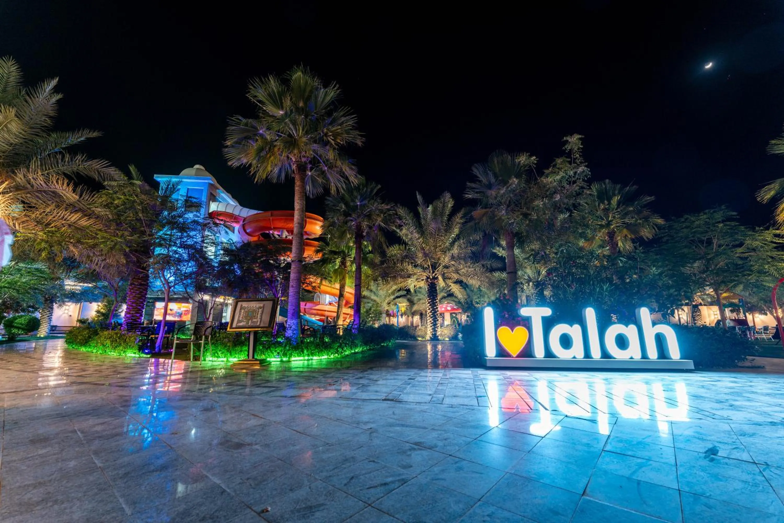 Aqua park in Talah Resort
