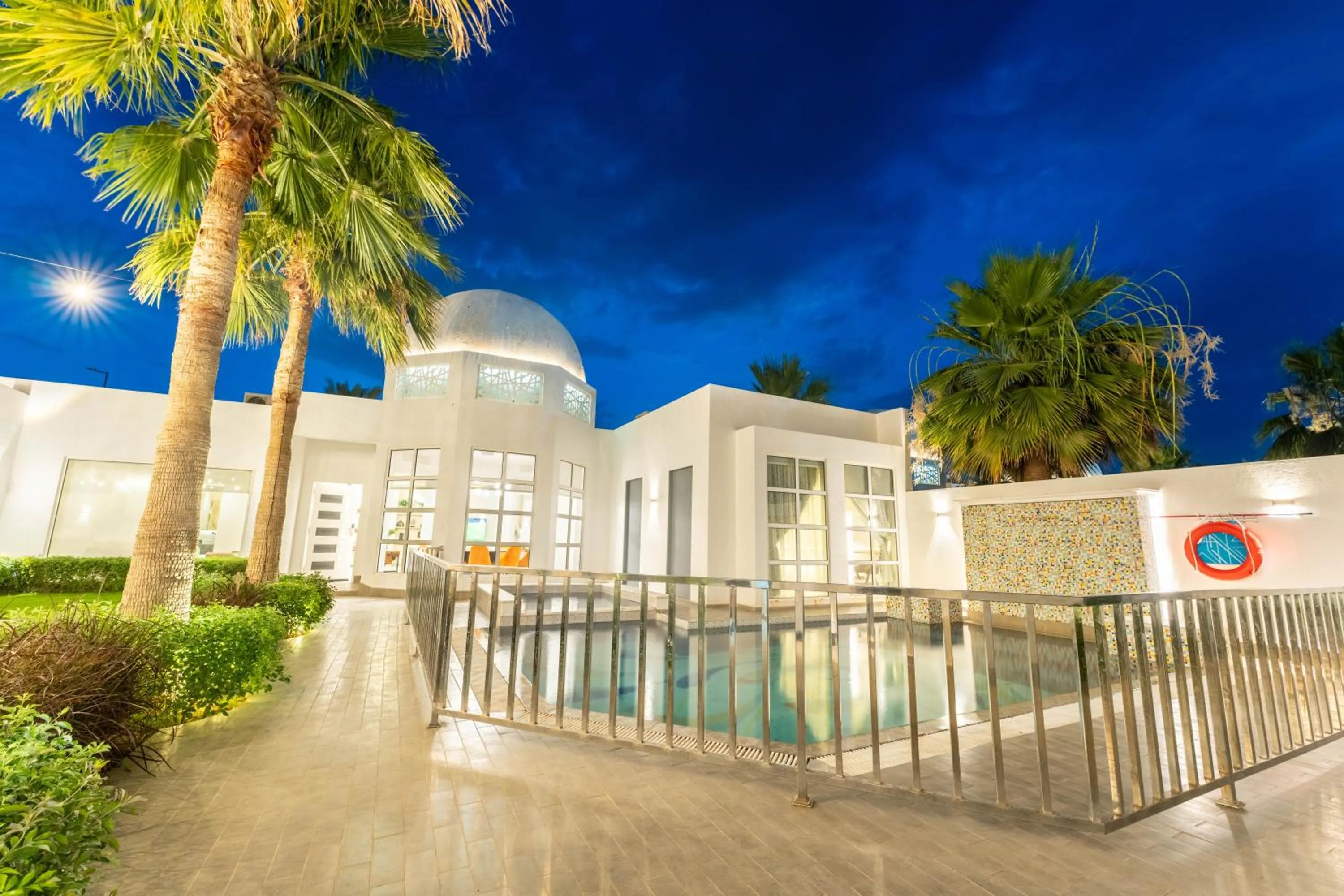 Pool view in Talah Resort