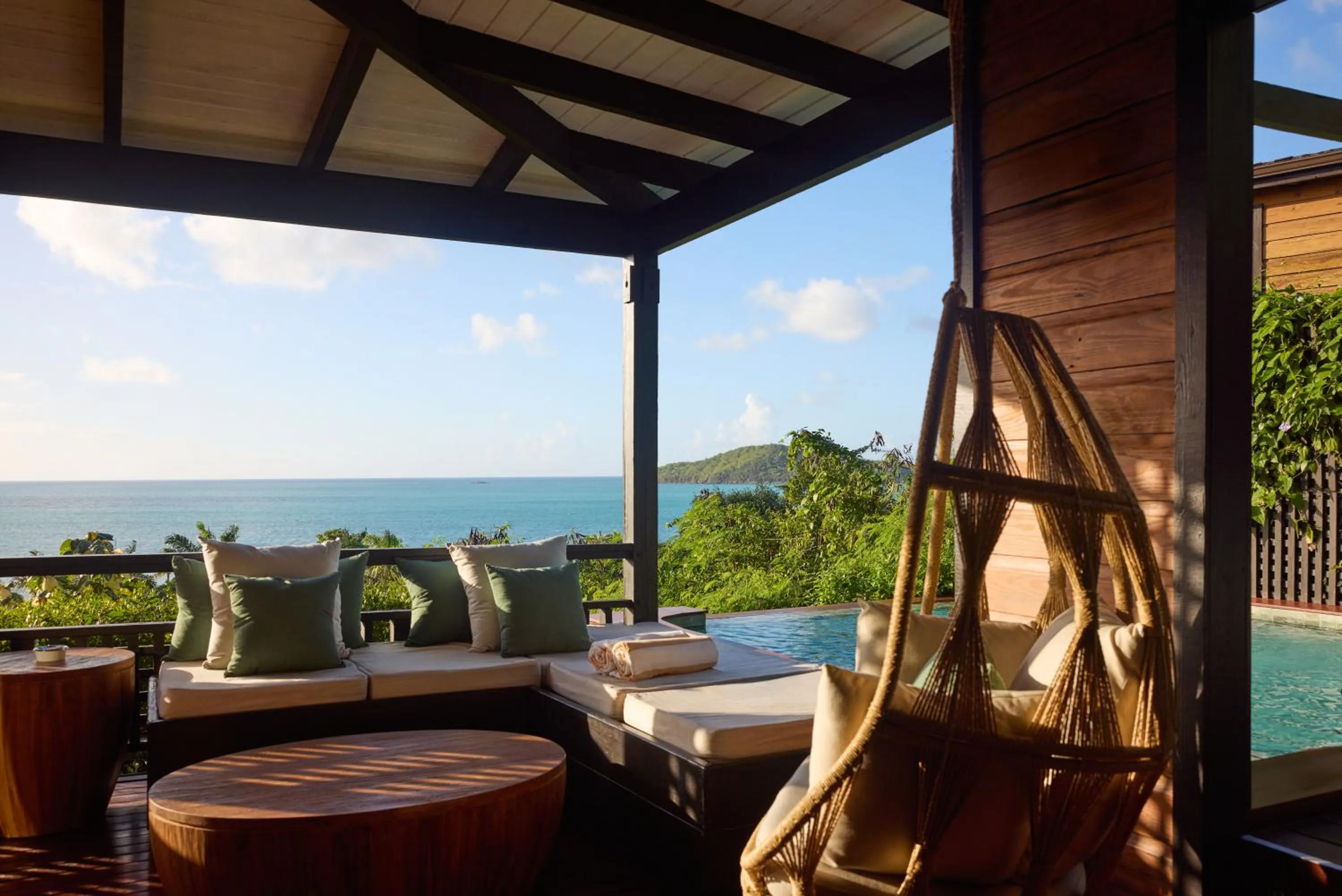 Pool view in Hermitage Bay - All Inclusive