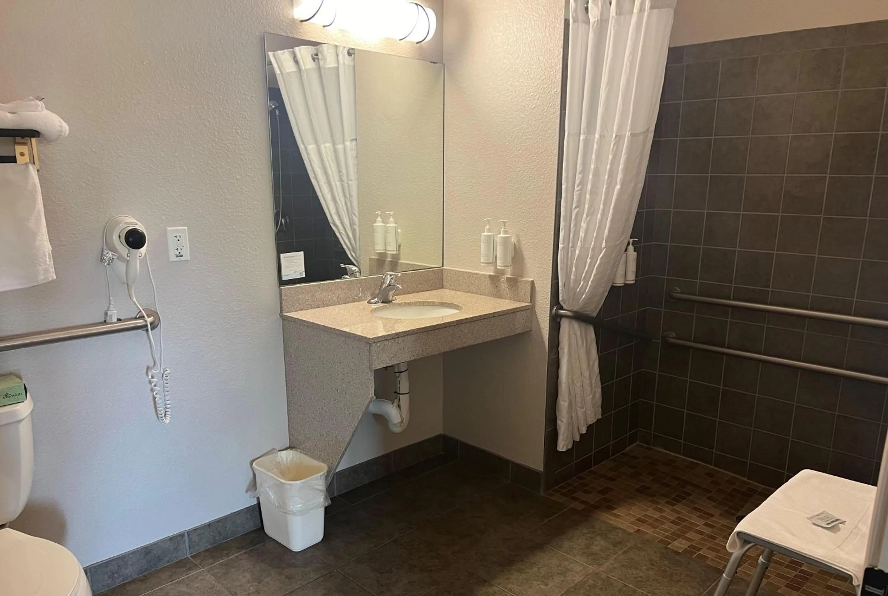 Bathroom in Days Inn & Suites by Wyndham Columbus NE