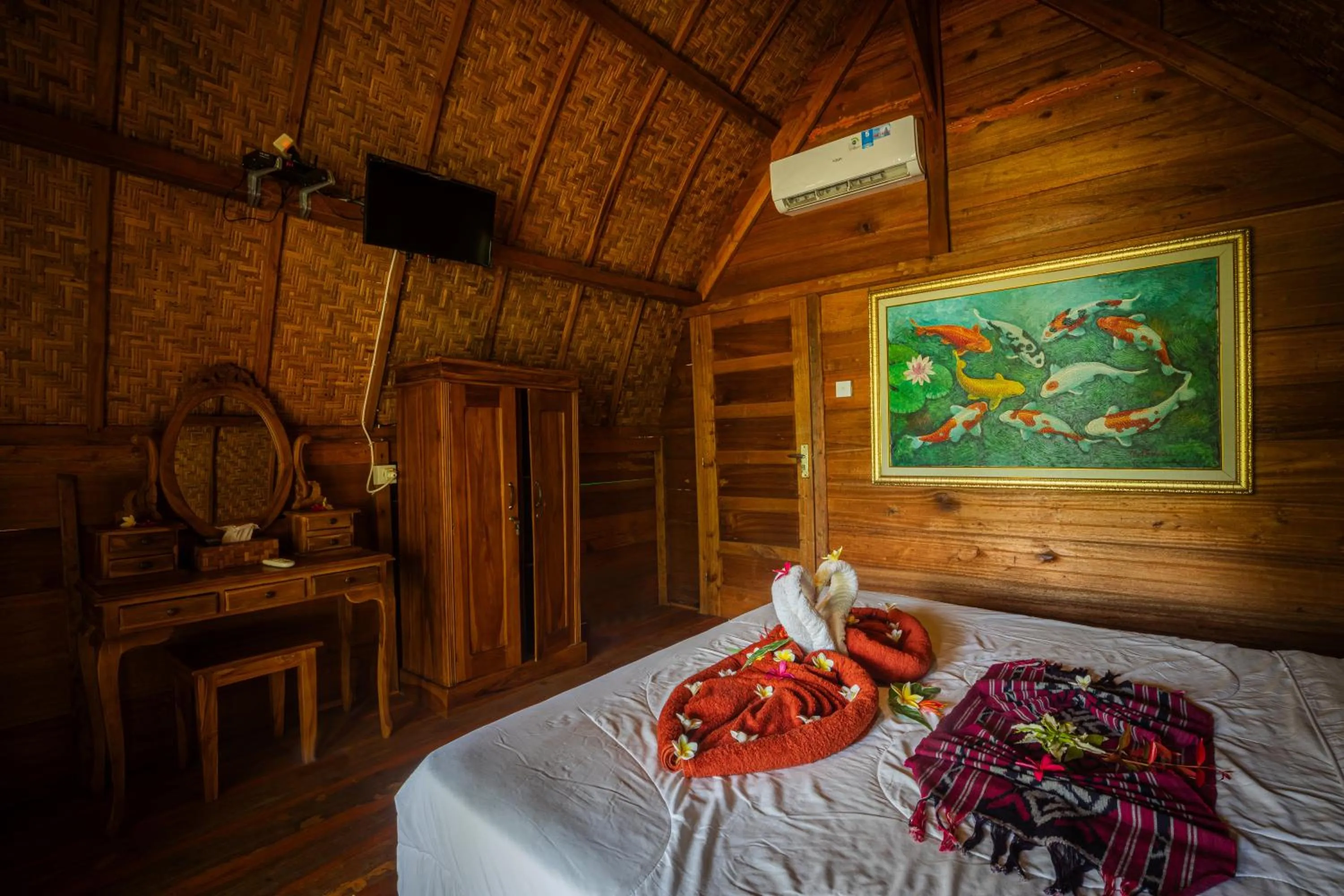 Bedroom, Bed in Kubu Sental Cottage