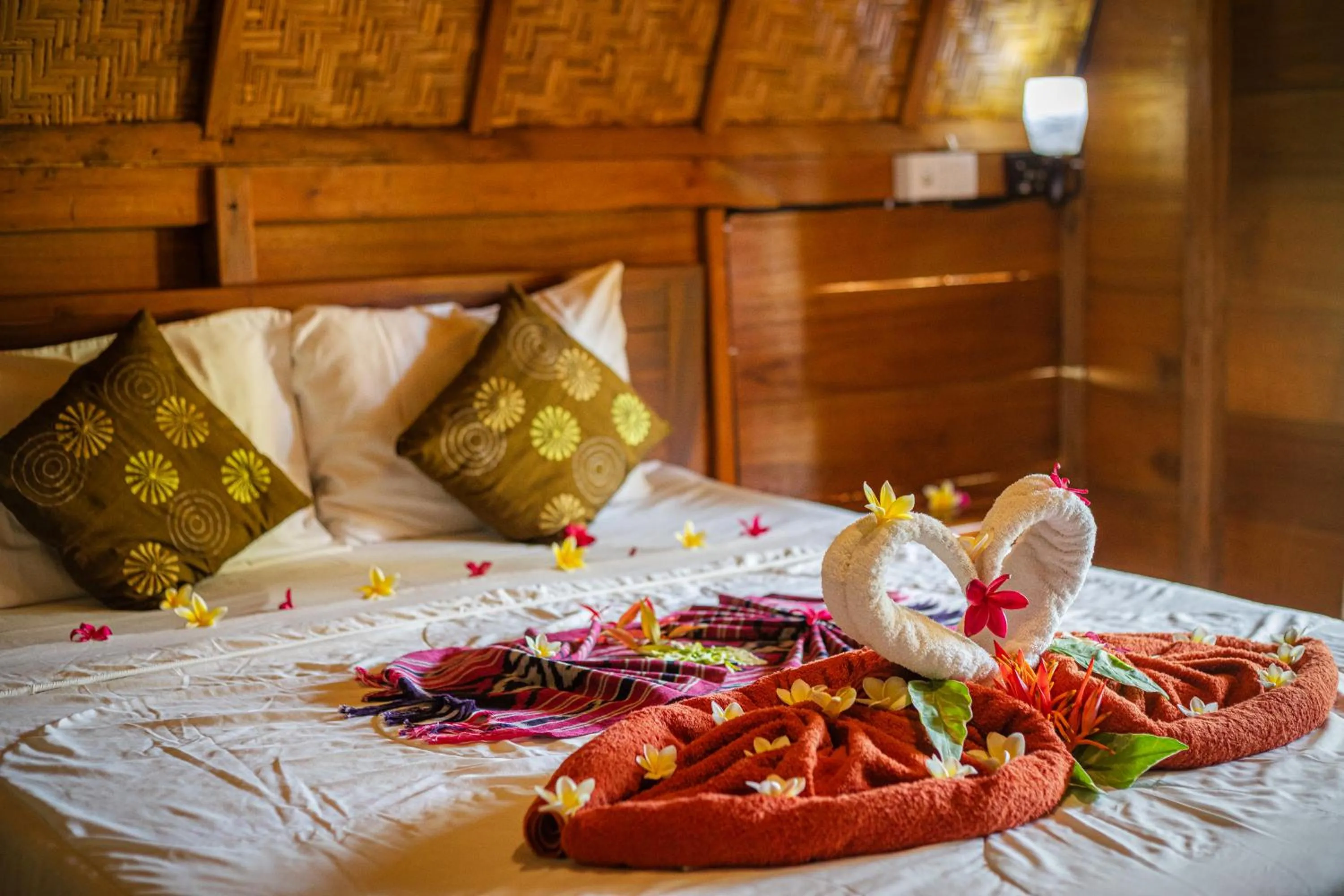 Bed in Kubu Sental Cottage