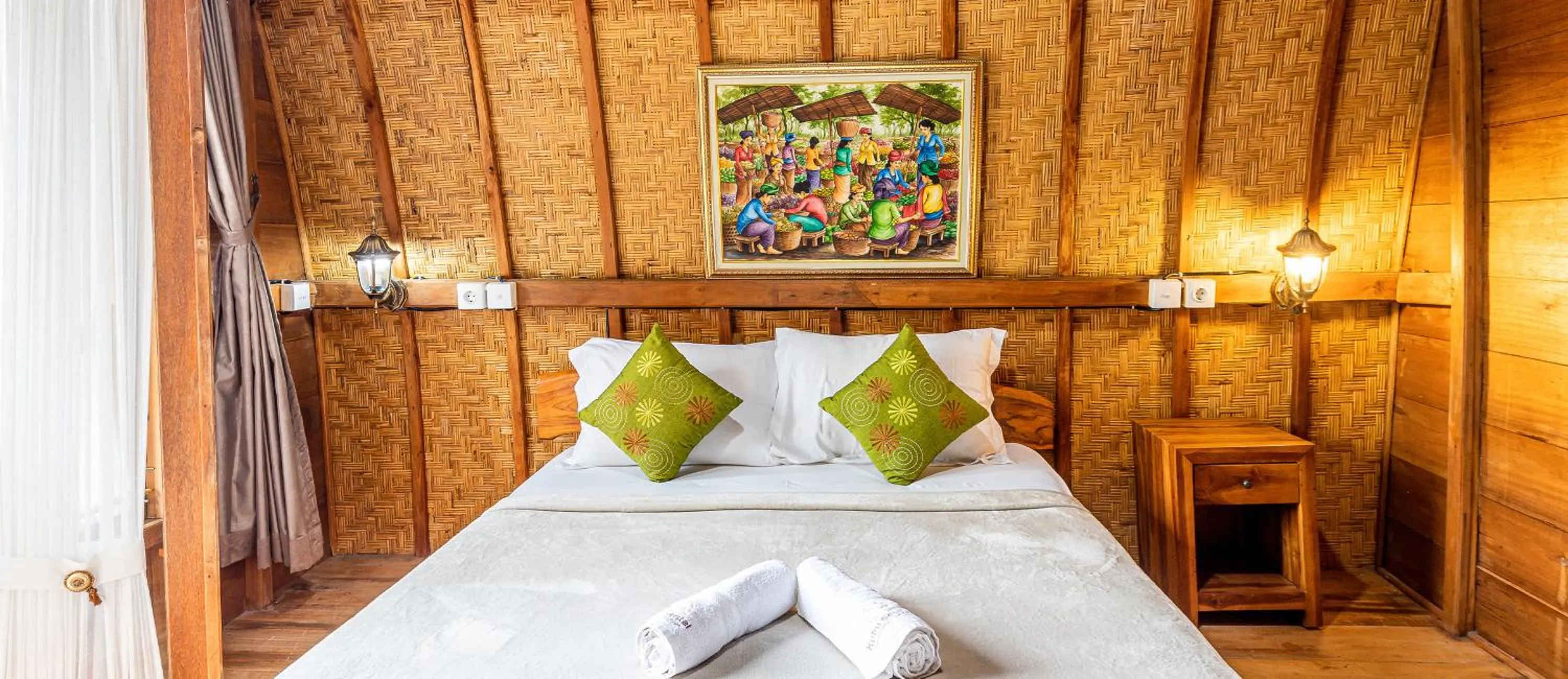 Bedroom, Bed in Kubu Sental Cottage