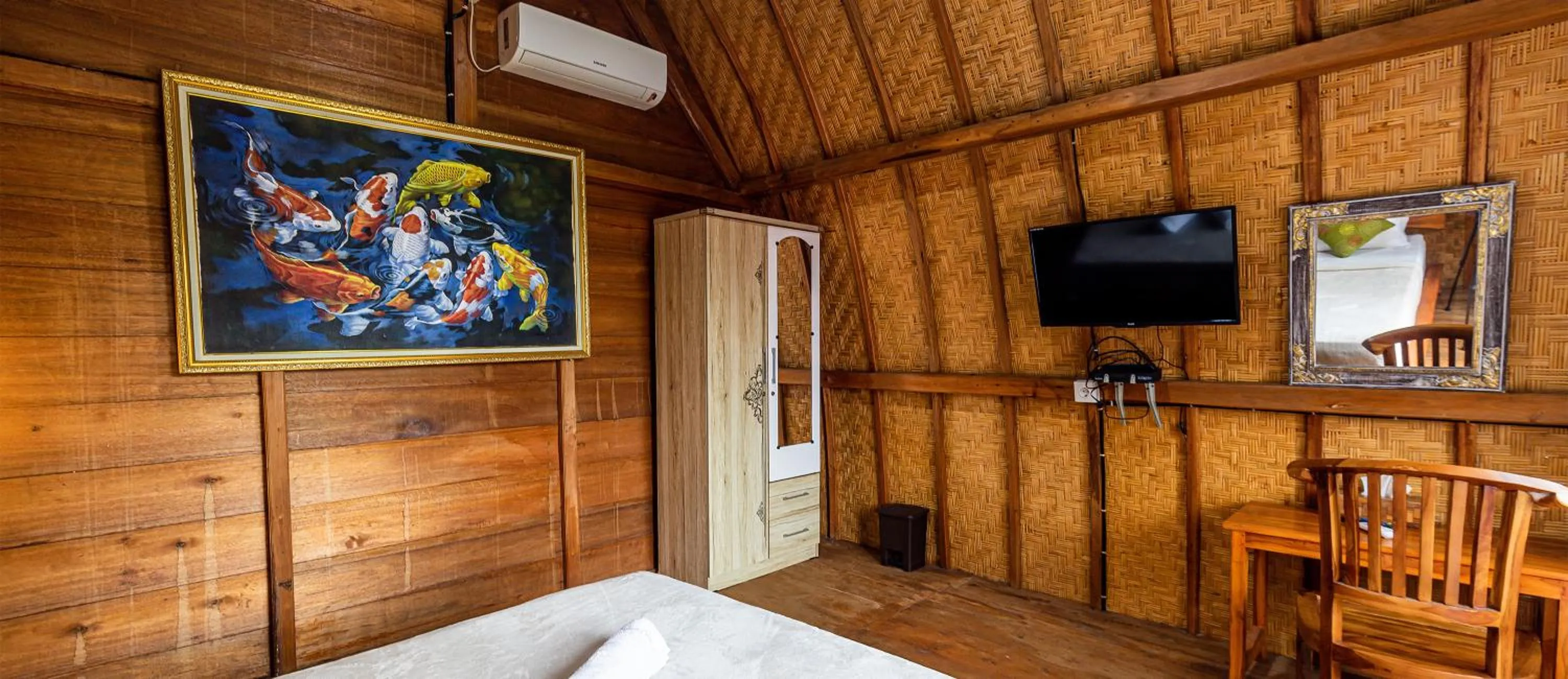 Bedroom in Kubu Sental Cottage