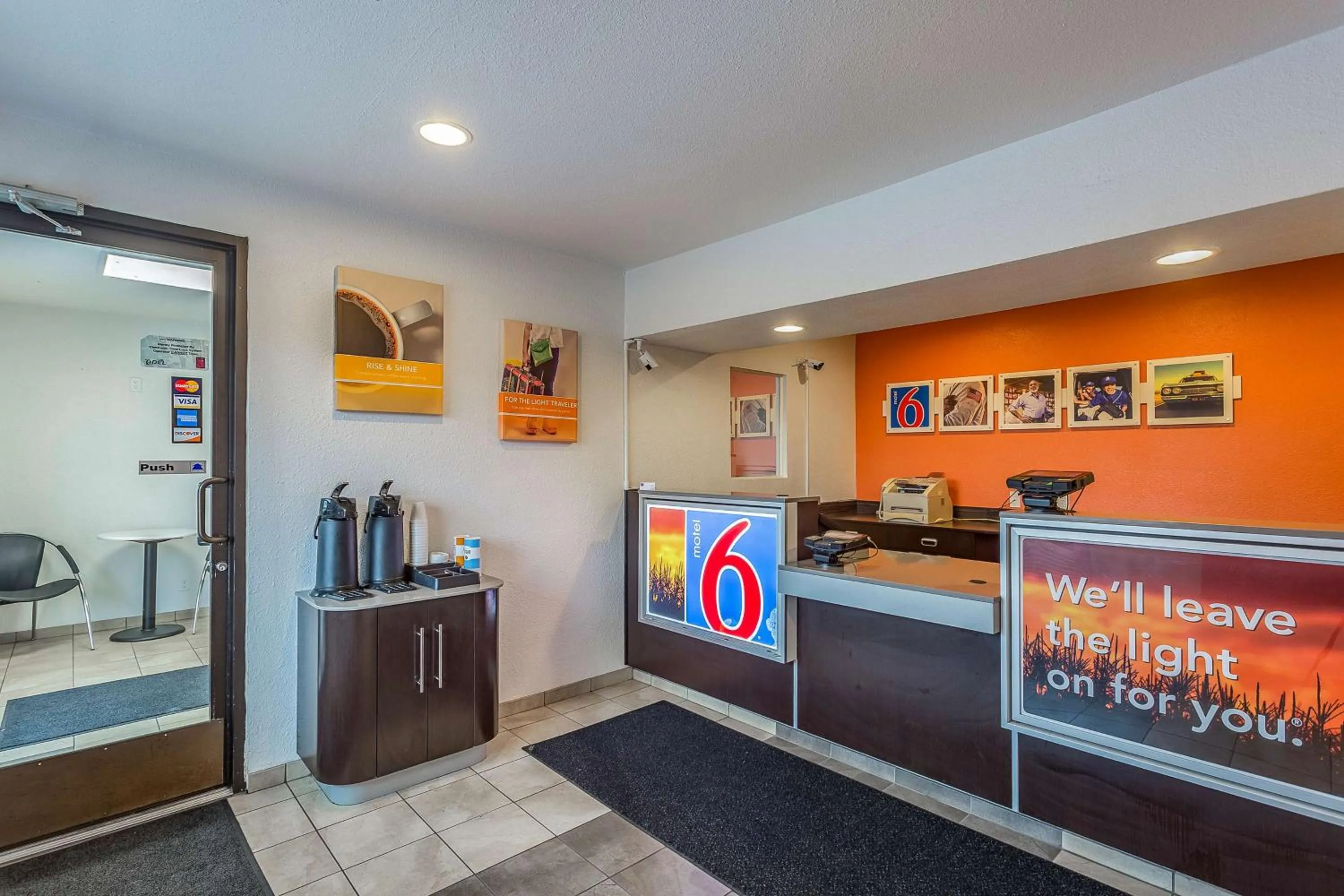 Lobby or reception in Motel 6-Billings, MT - South