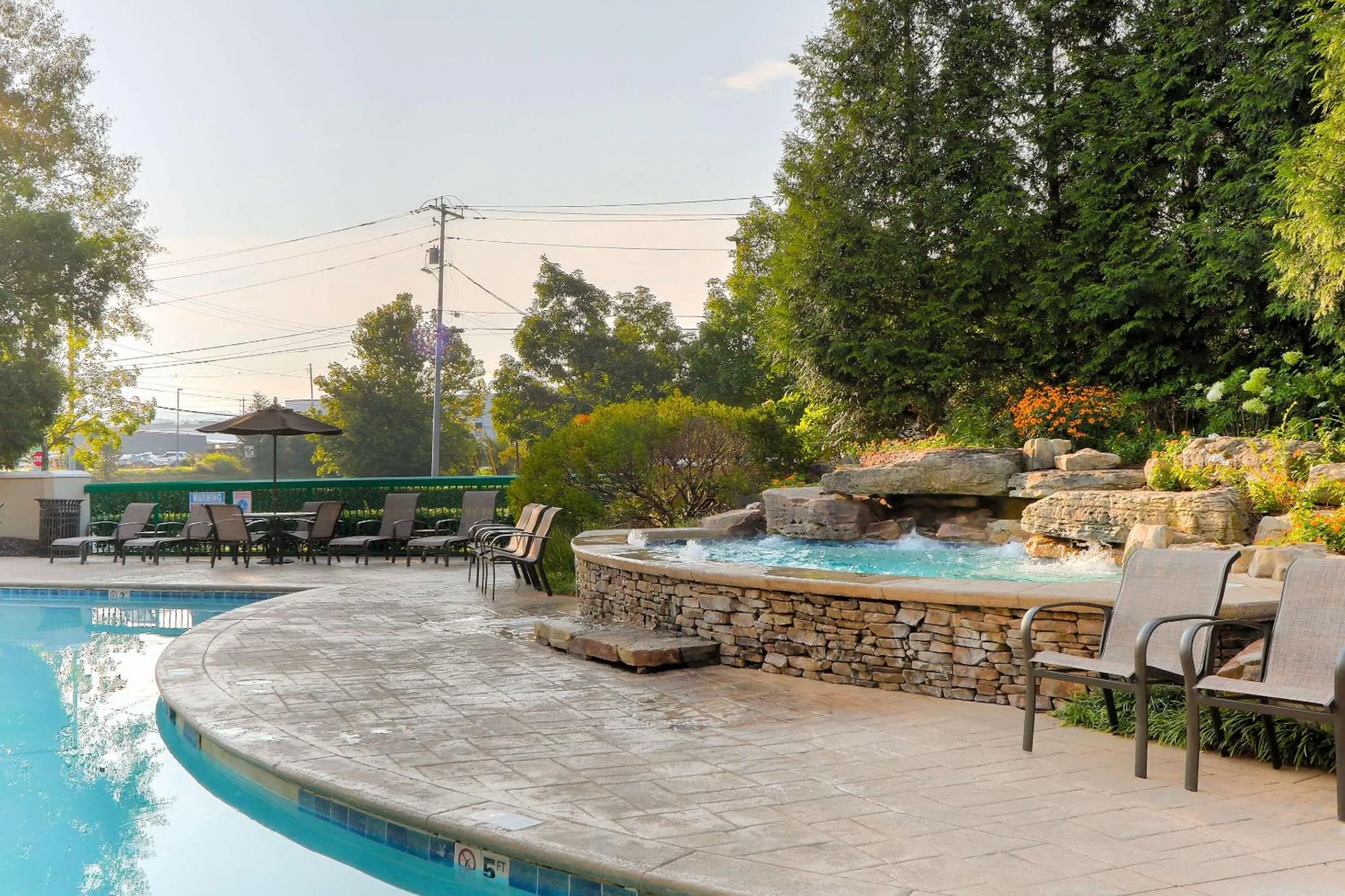 Swimming pool in Quality Inn Near the Island Pigeon Forge