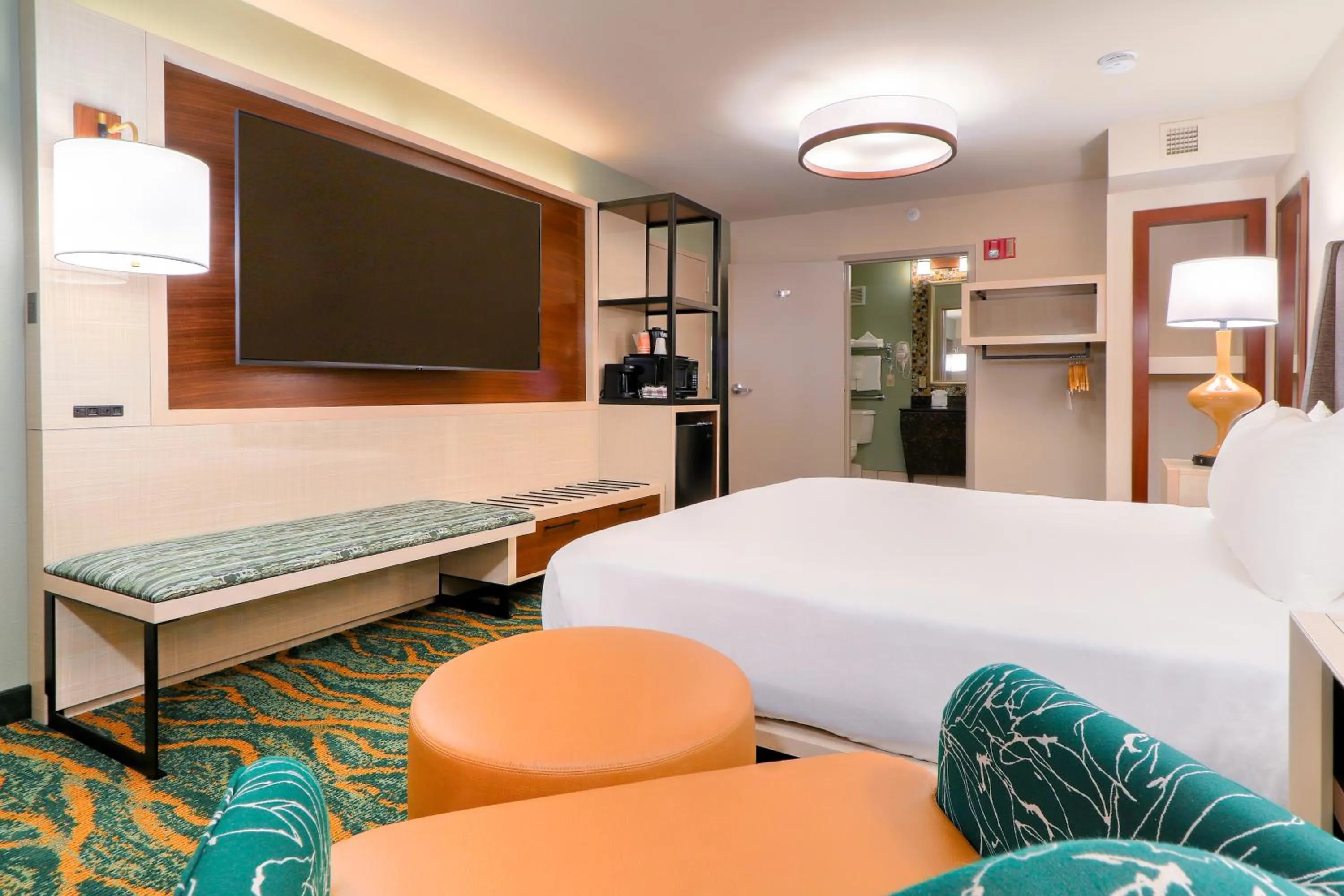 TV and multimedia, Bed in Quality Inn Near the Island Pigeon Forge