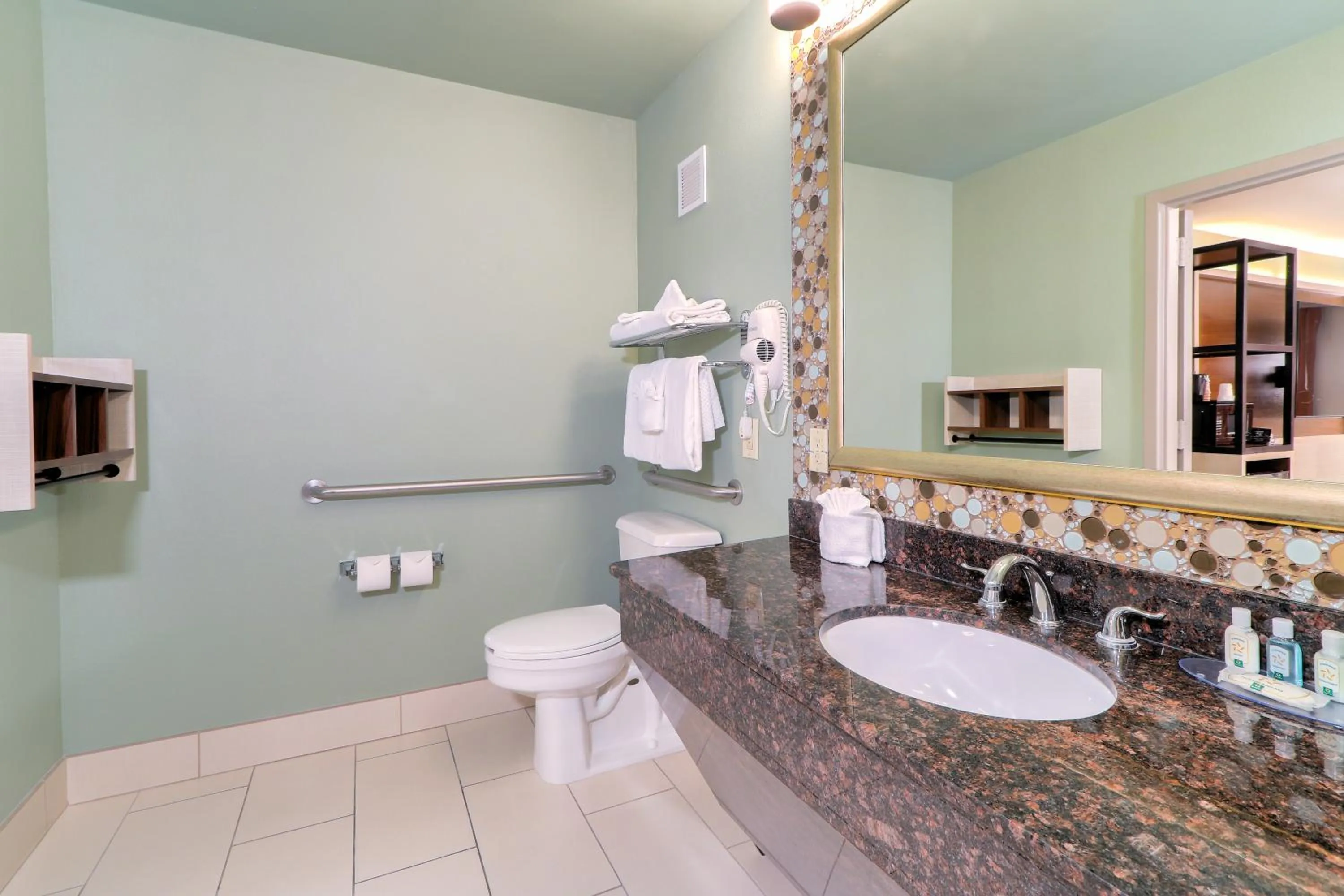 Bathroom in Quality Inn Near the Island Pigeon Forge