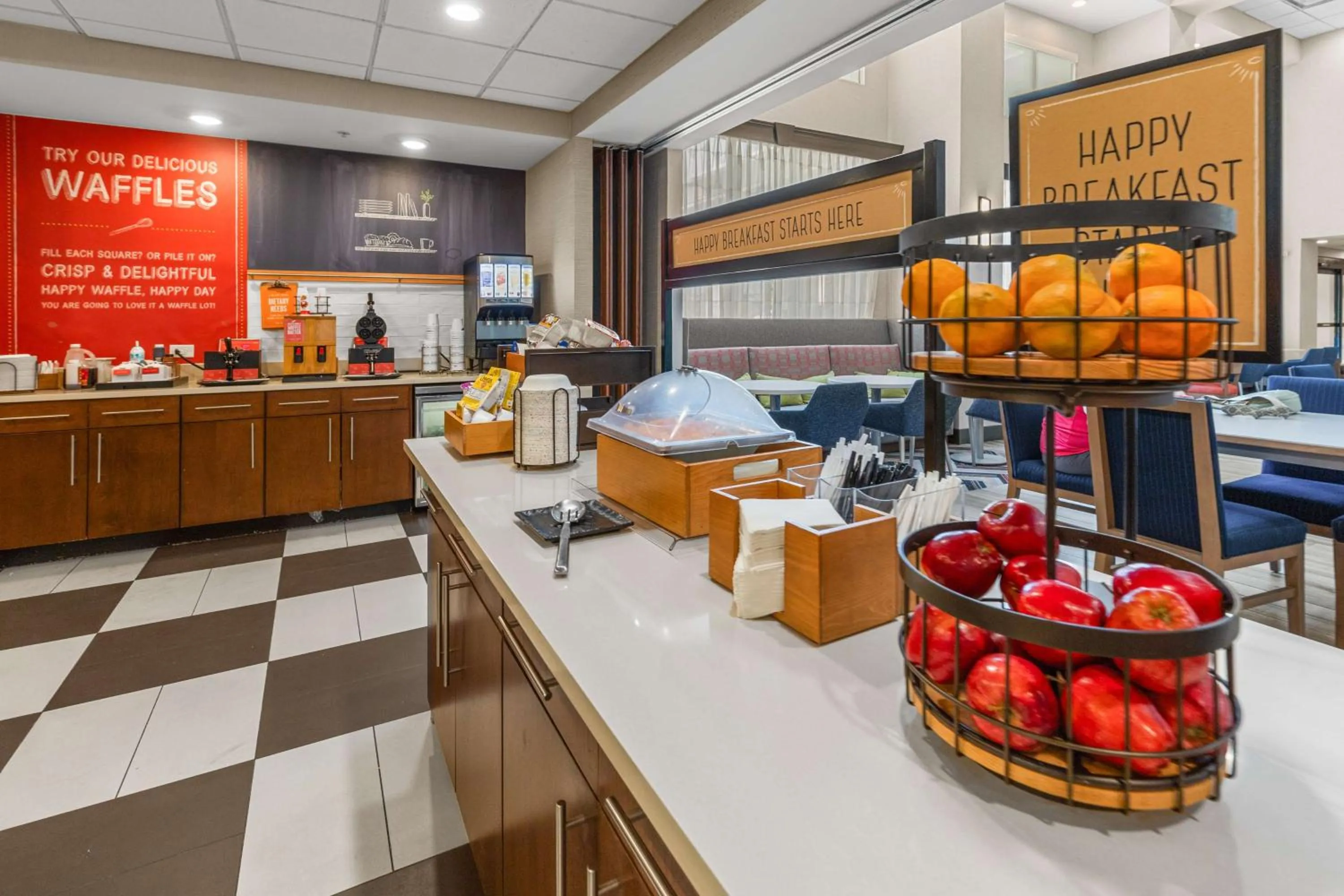 Breakfast in Hampton Inn & Suites Selma-San Antonio/Randolph AFB