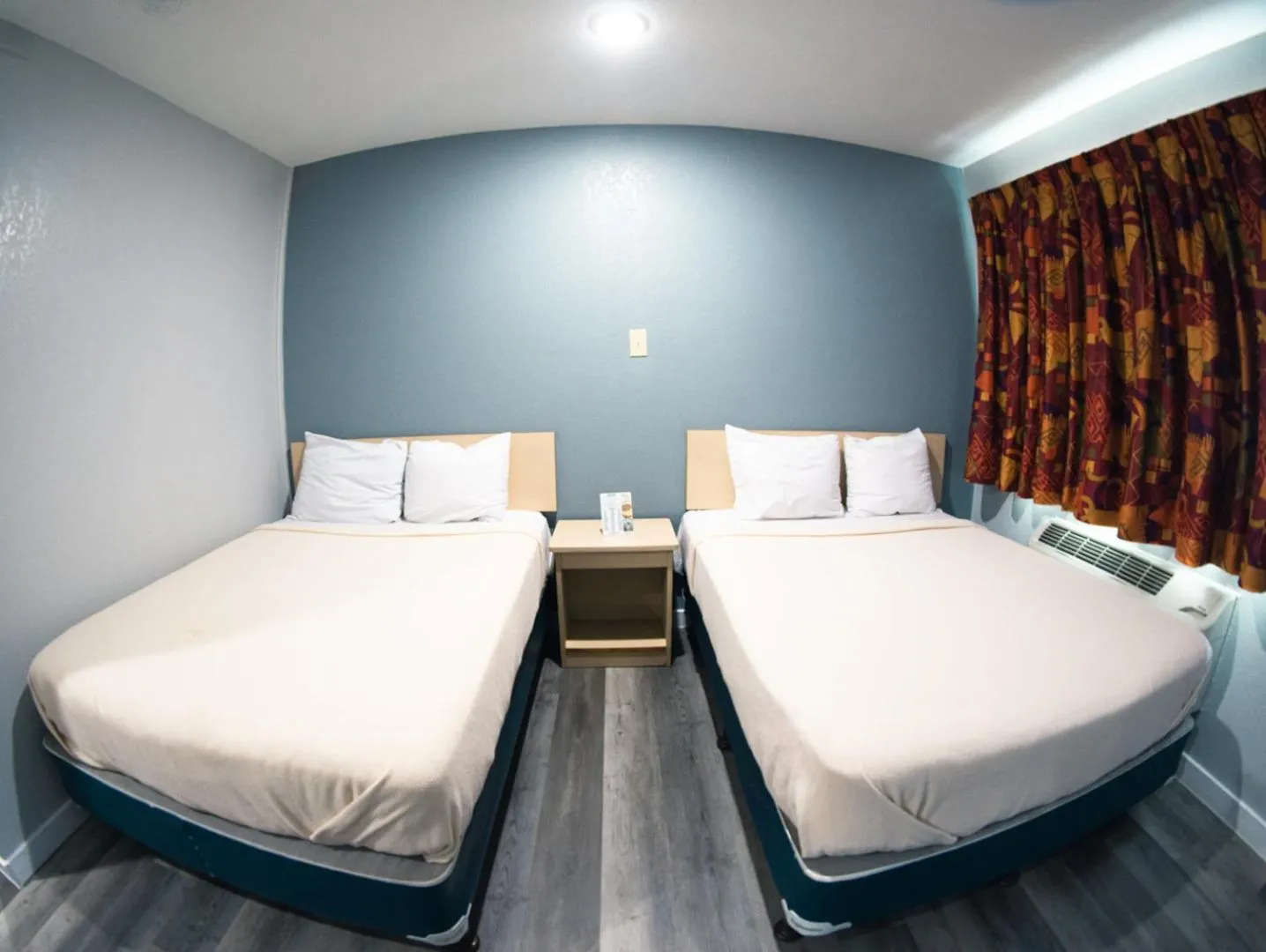 Bed in Anderson Inn, Anderson, Indiana