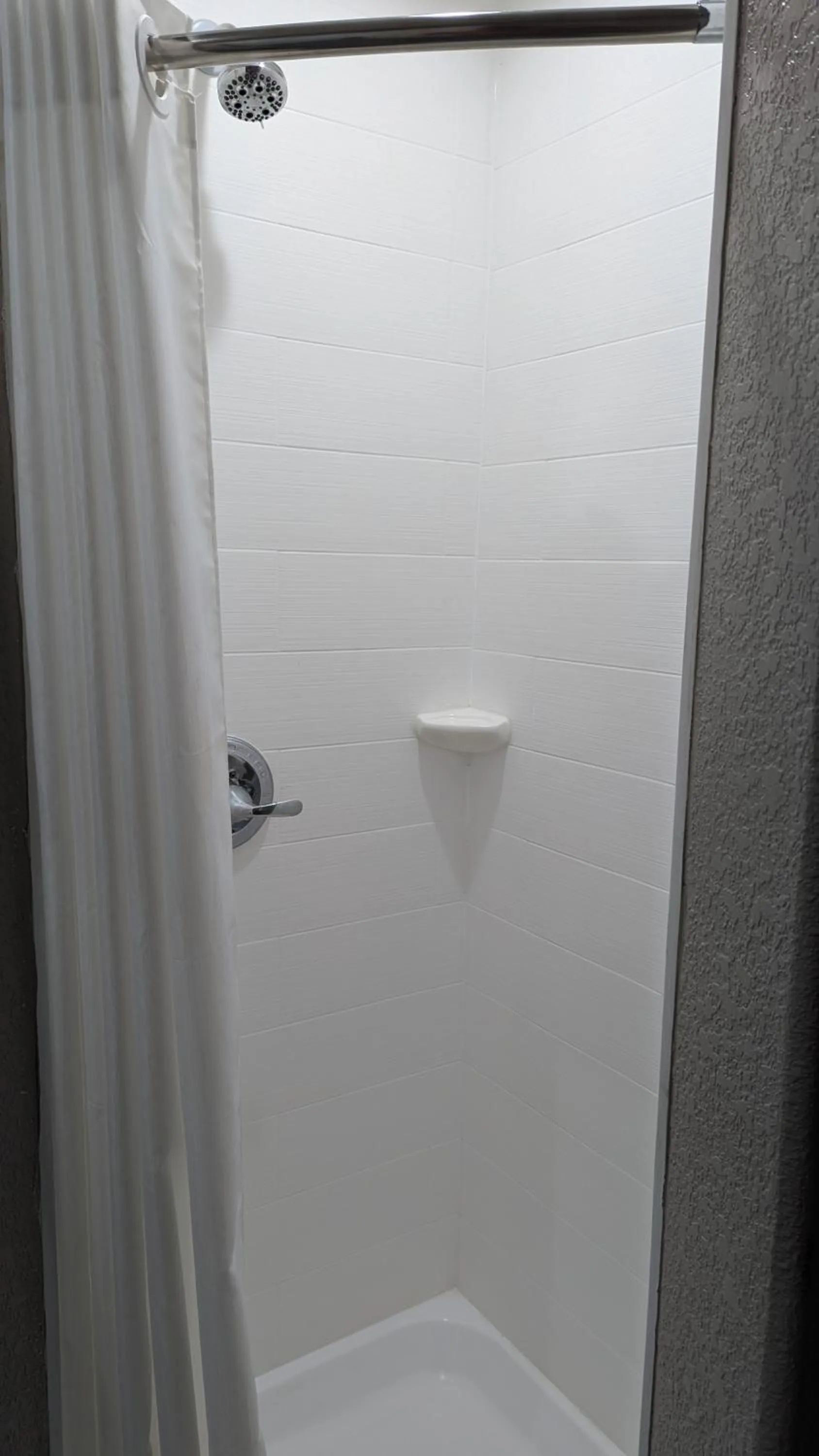 Shower in Motel 6-Victoria, TX