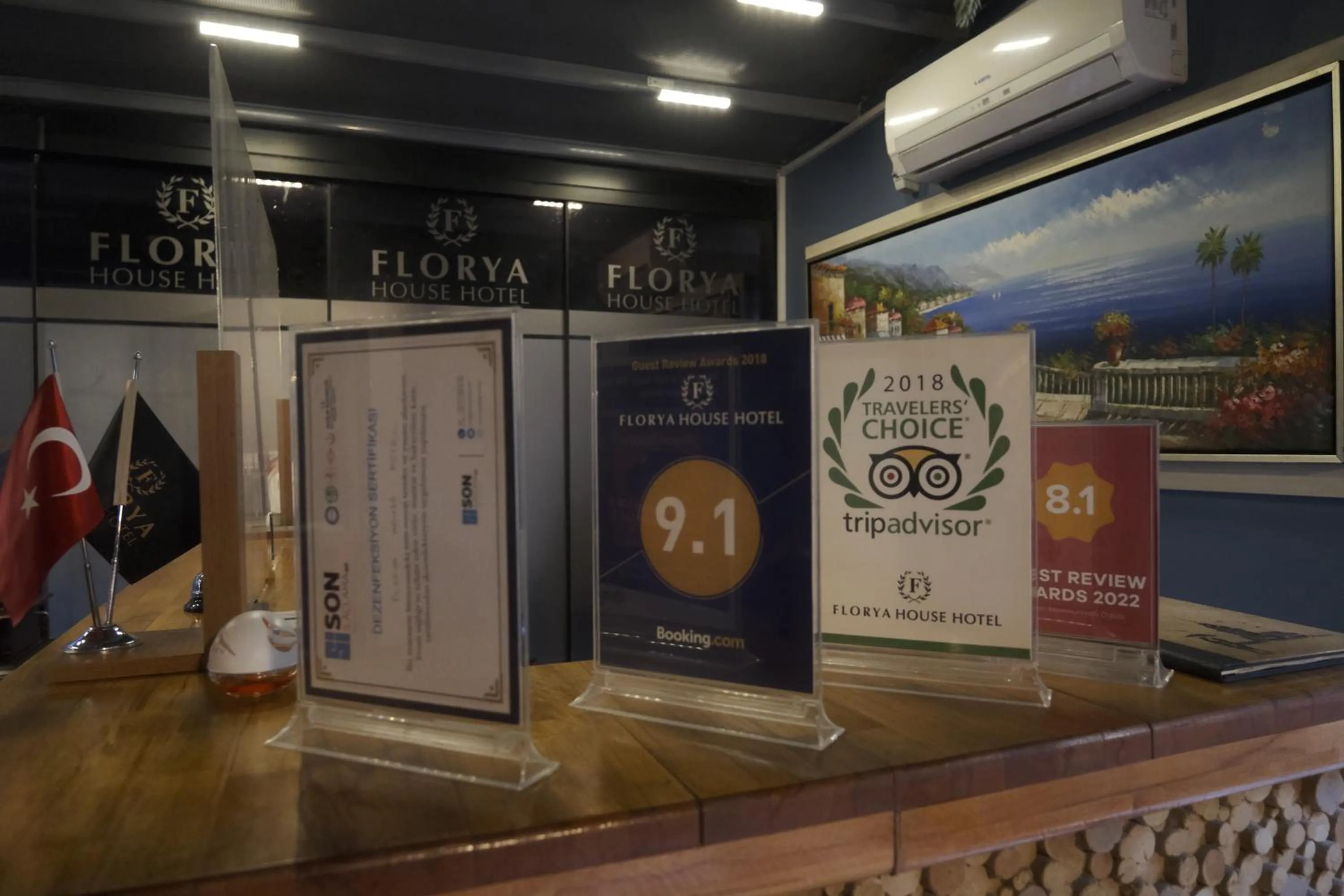 Decorative detail in Florya House Hotel