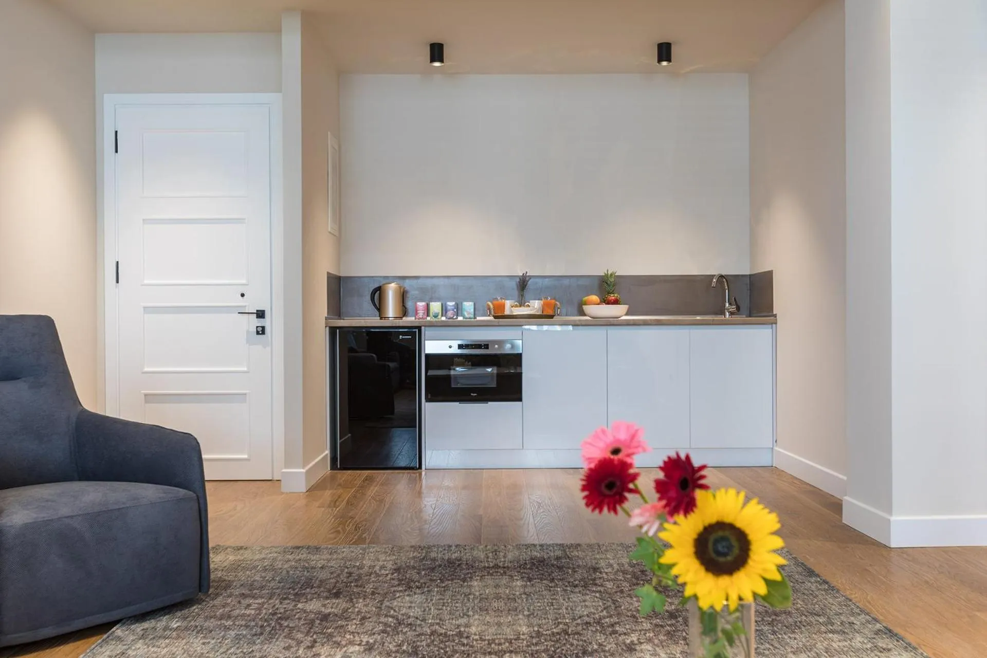 Kitchen or kitchenette in Klepsydra Urban Suites