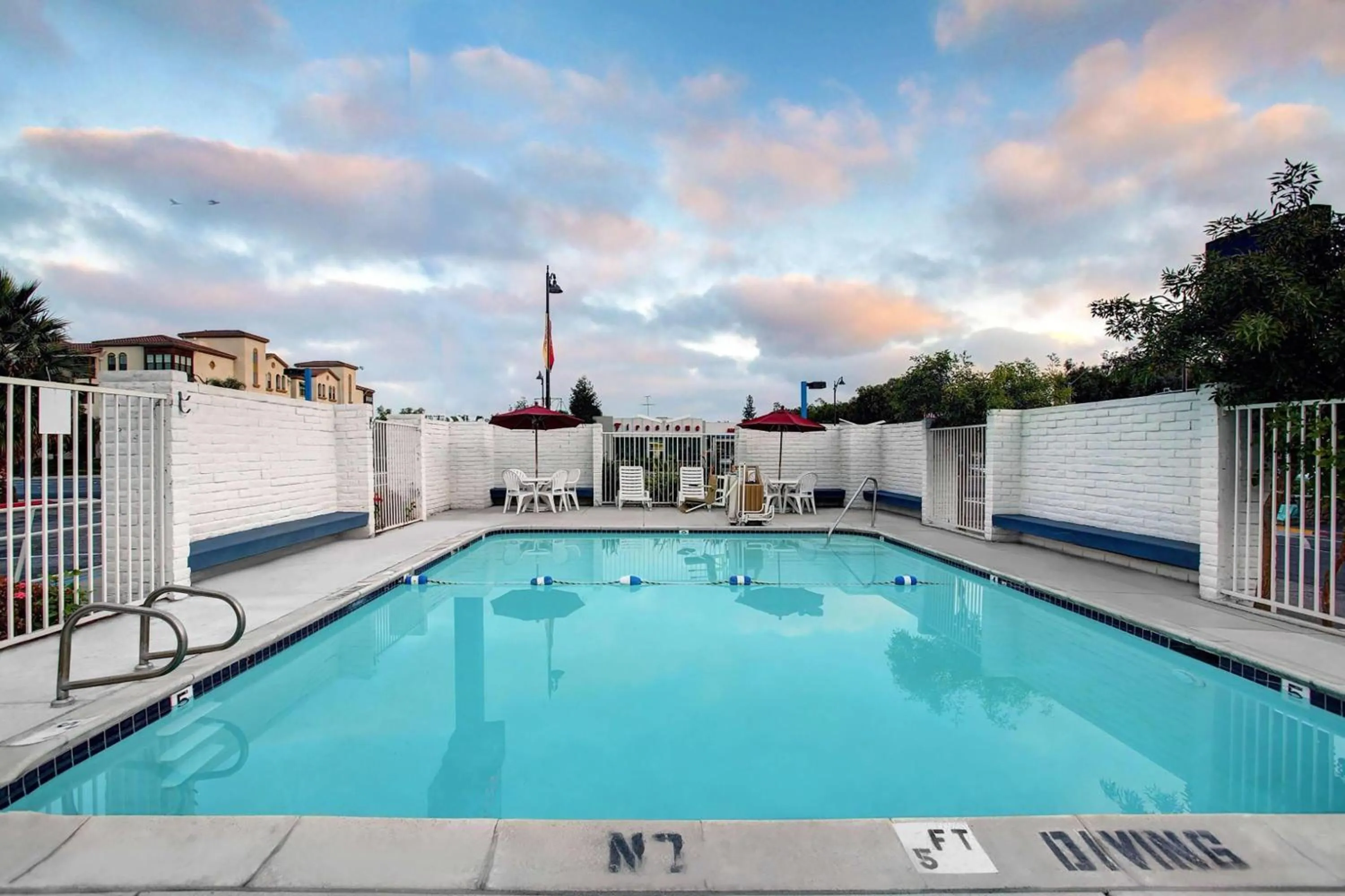 Pool view in Super 8 by Wyndham Santa Clara