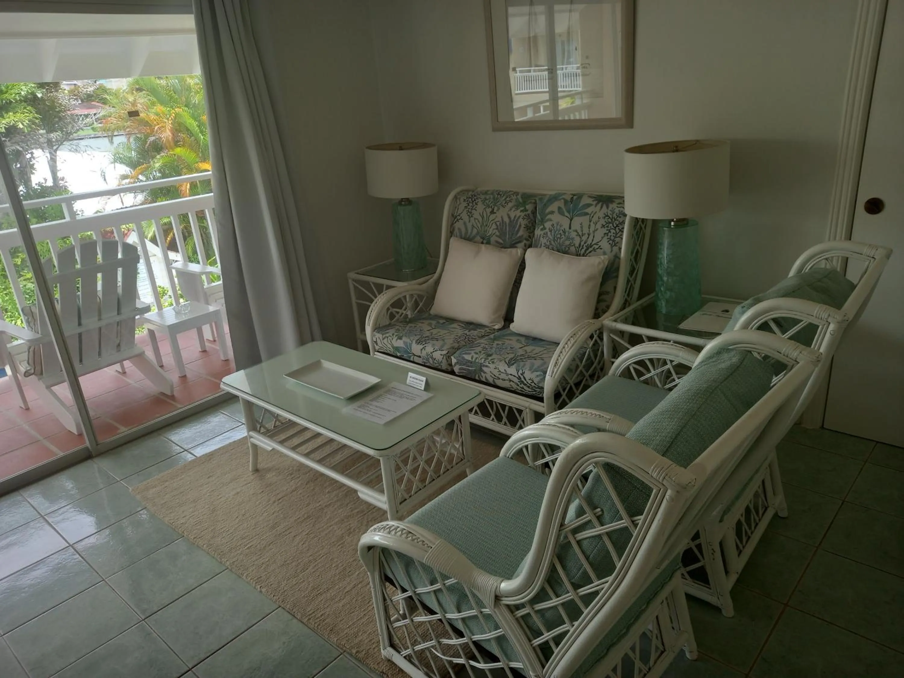 Living room in Harmony Marina Suites