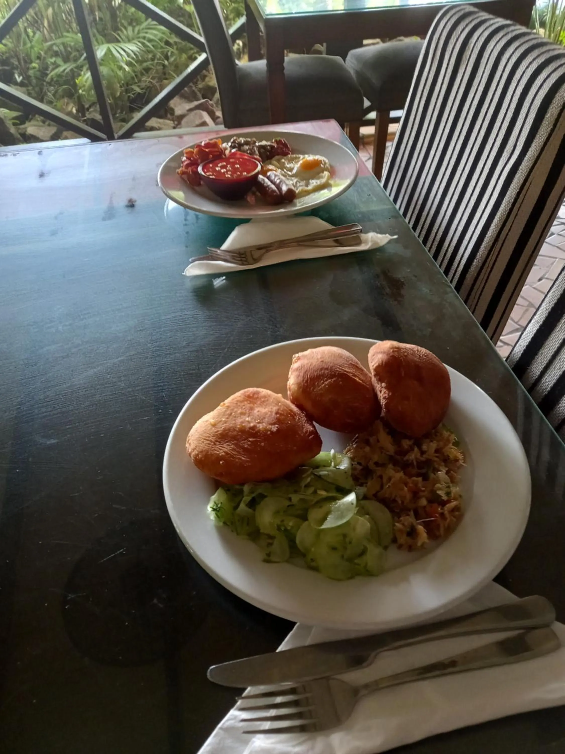 Dining area in Harmony Marina Suites