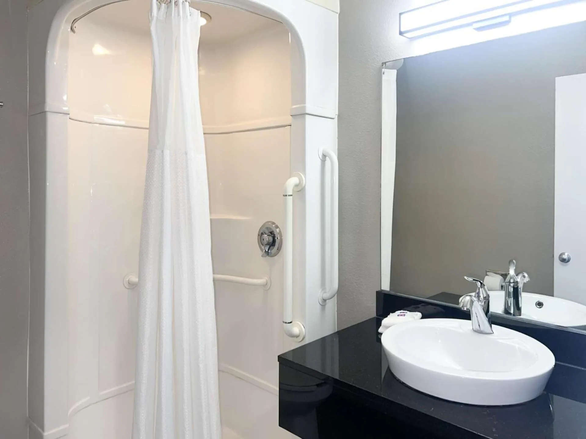 Bathroom in Motel 6-Tulare, CA