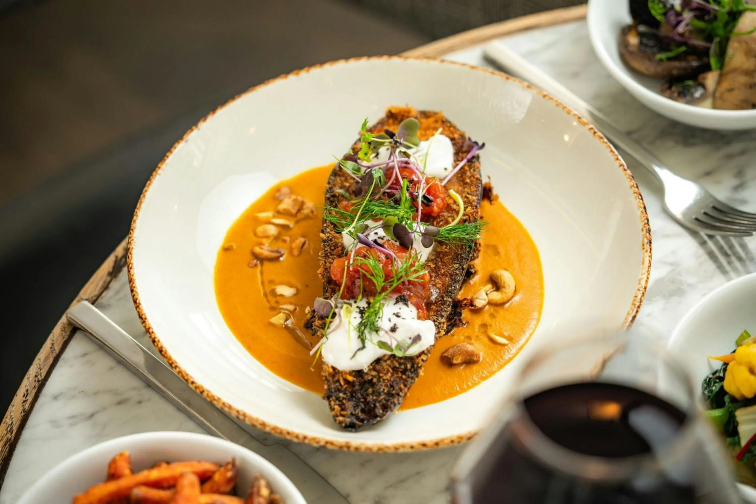 Restaurant/places to eat in London Marriott Hotel Park Lane