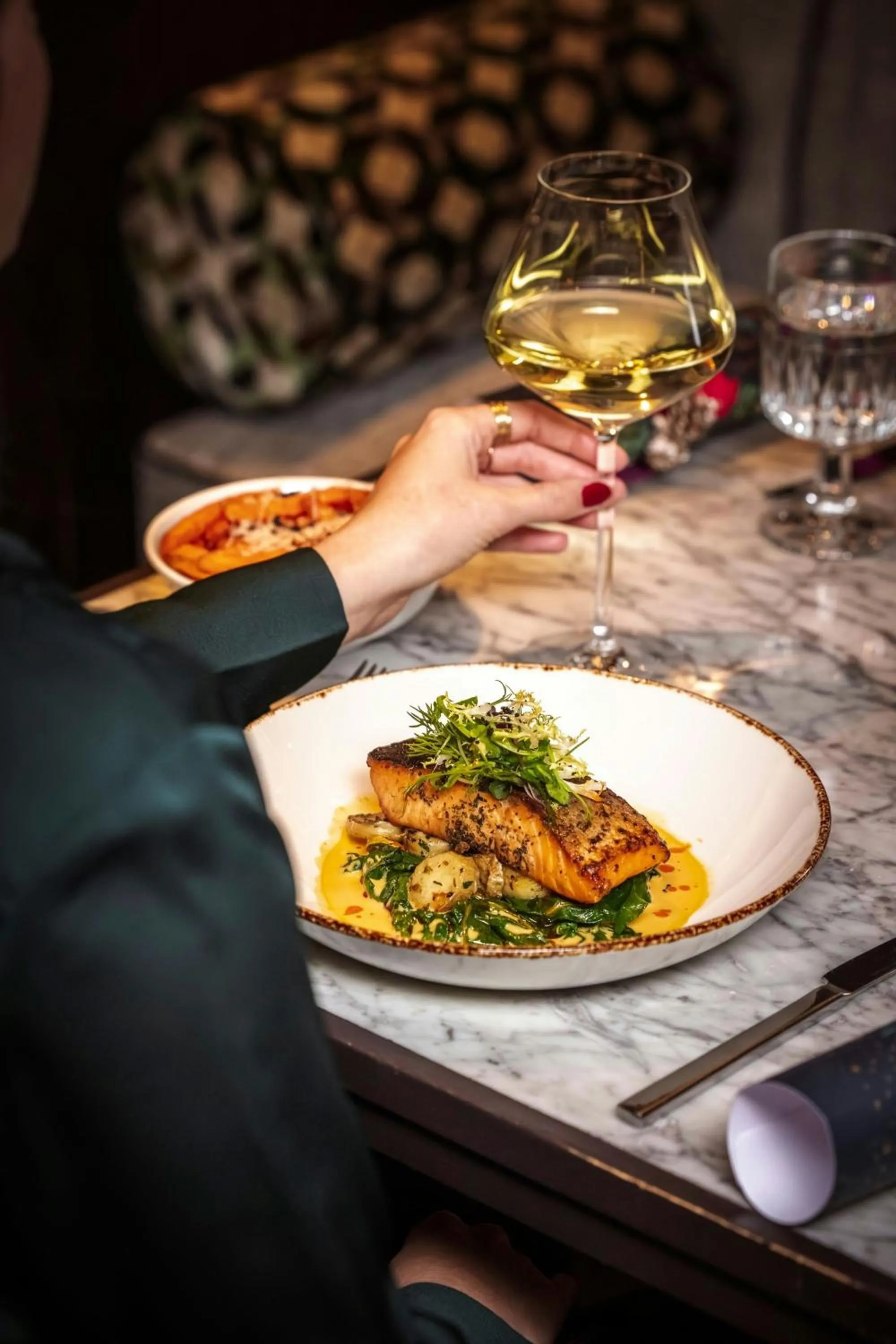 Restaurant/places to eat in London Marriott Hotel Park Lane