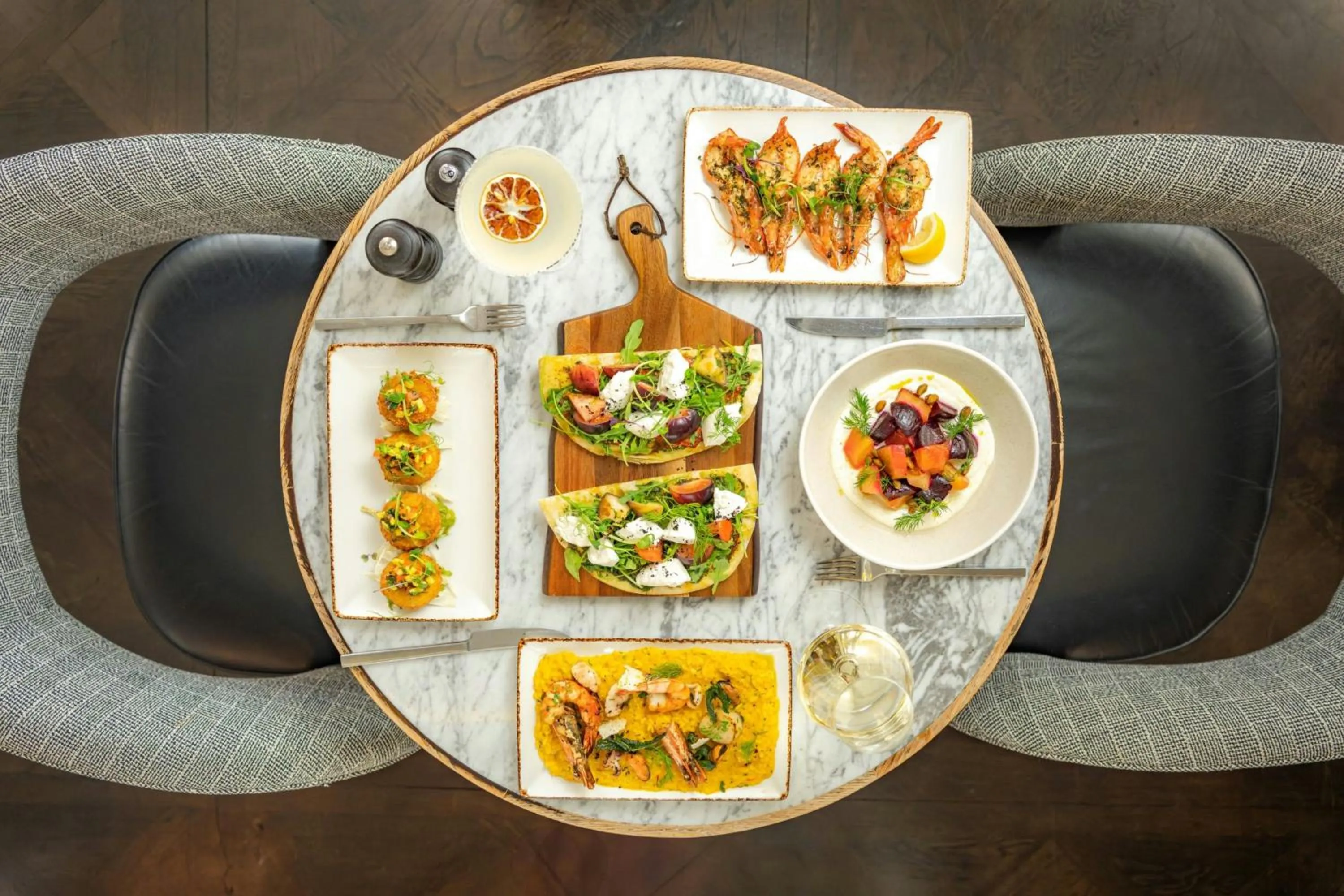 Restaurant/places to eat in London Marriott Hotel Park Lane