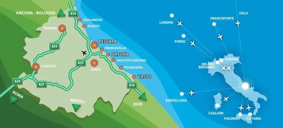 Bird's eye view in Al Faro Bianco B&B e Residence con parcheggio