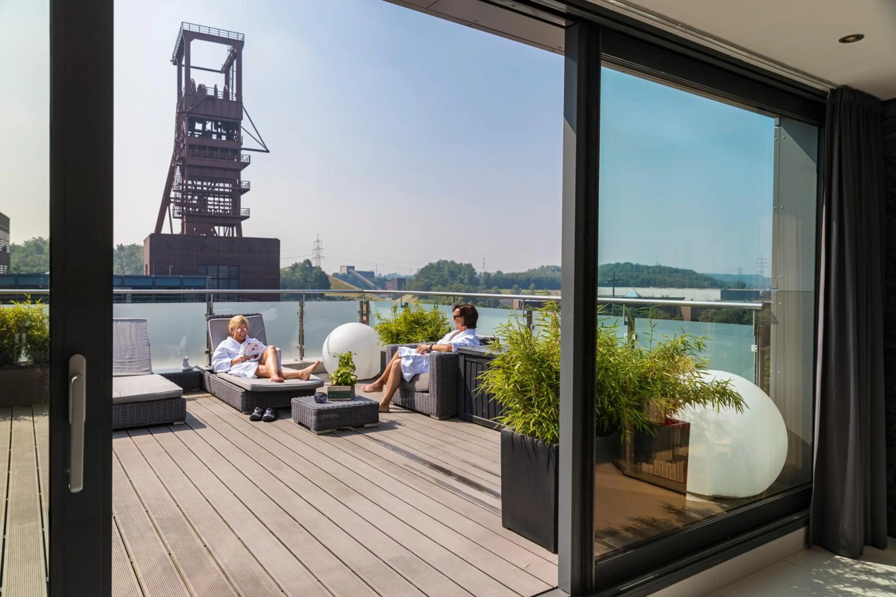 Sauna in Heiner's Parkhotel