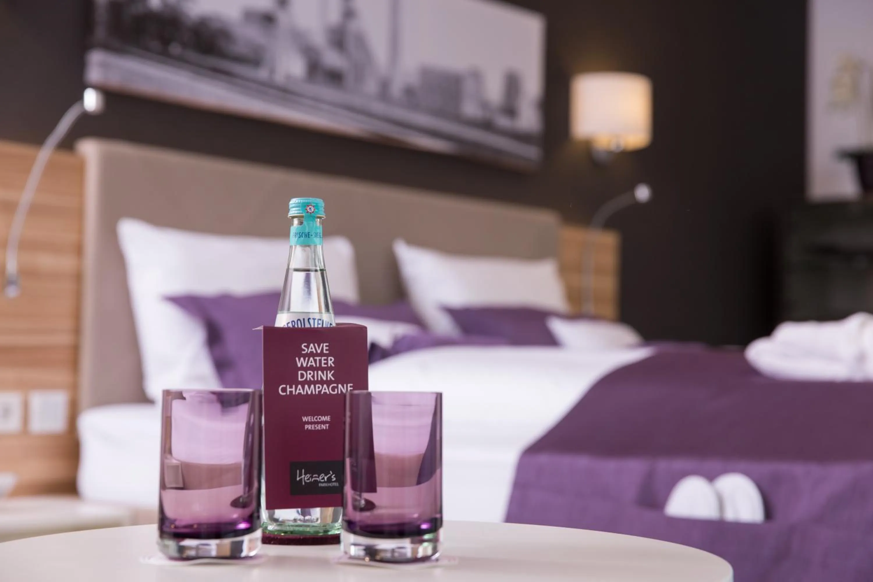 Decorative detail, Bed in Heiner's Parkhotel