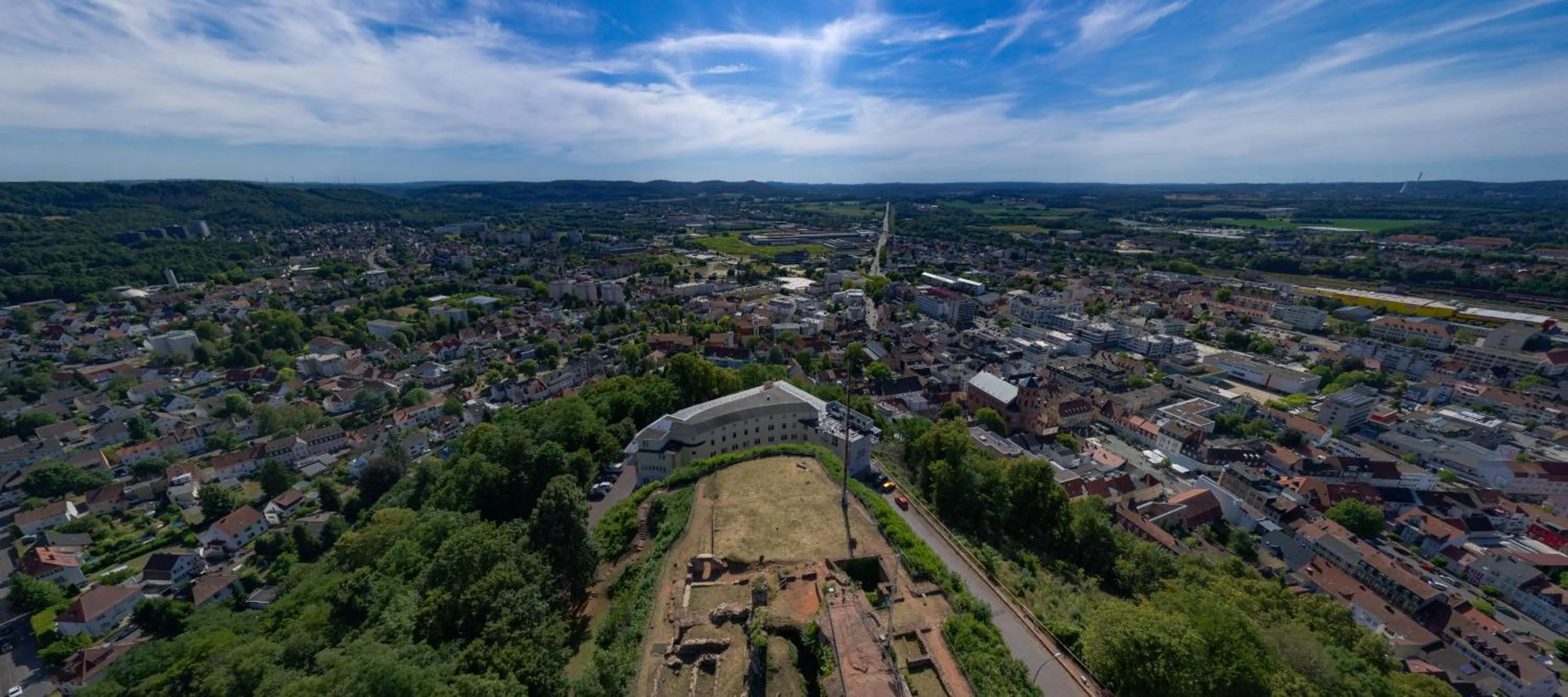 Bird's eye view in Schlossberg Hotel Homburg
