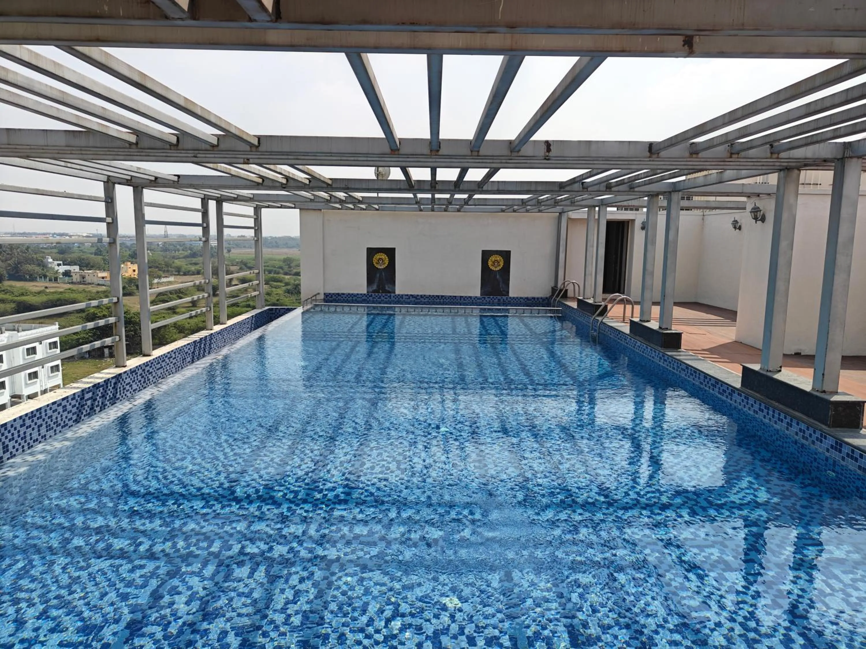 Pool view in MM Legacy - A Bergamont Hotel, Kanchipuram