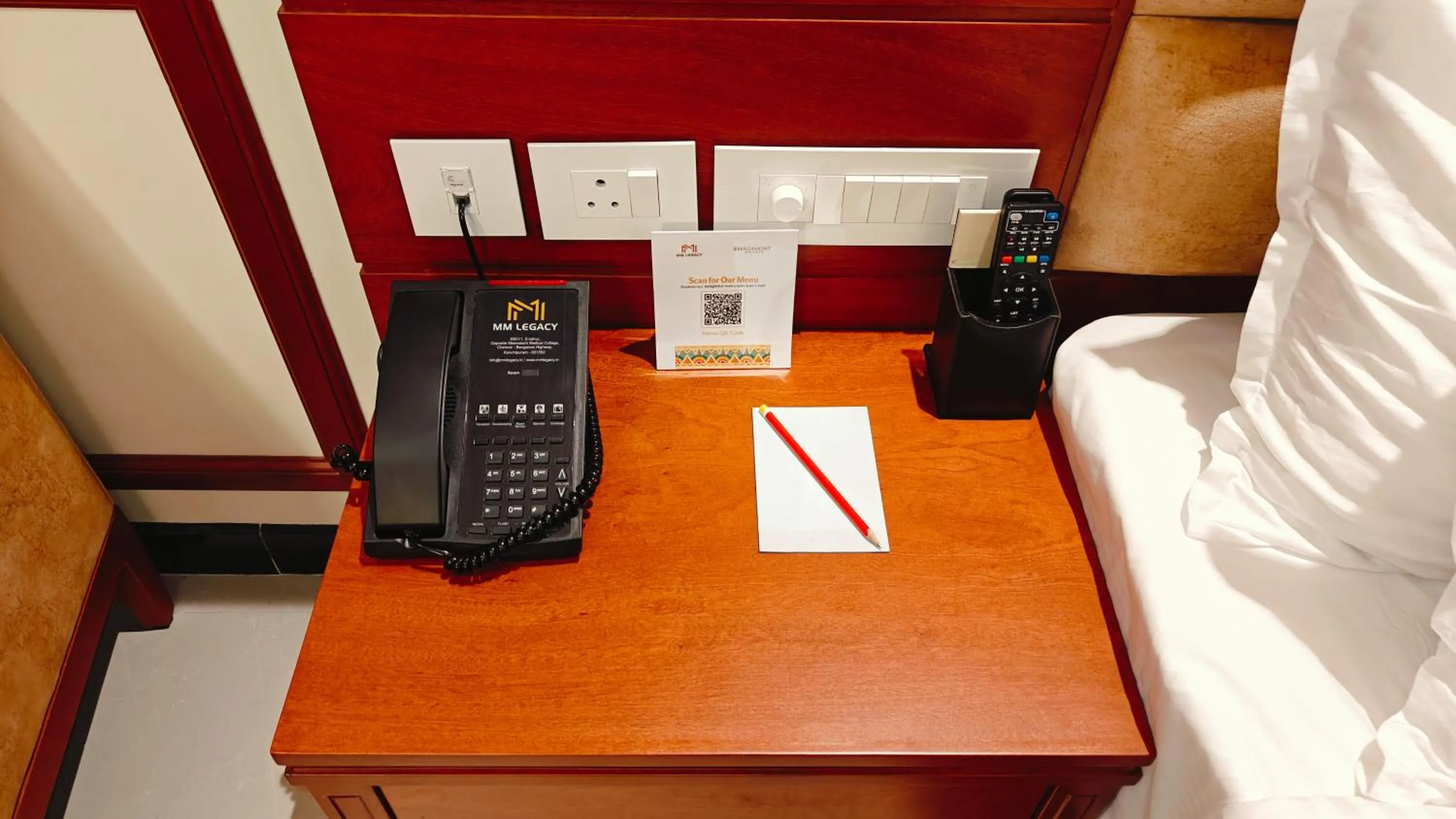 TV and multimedia in MM Legacy - A Bergamont Hotel, Kanchipuram