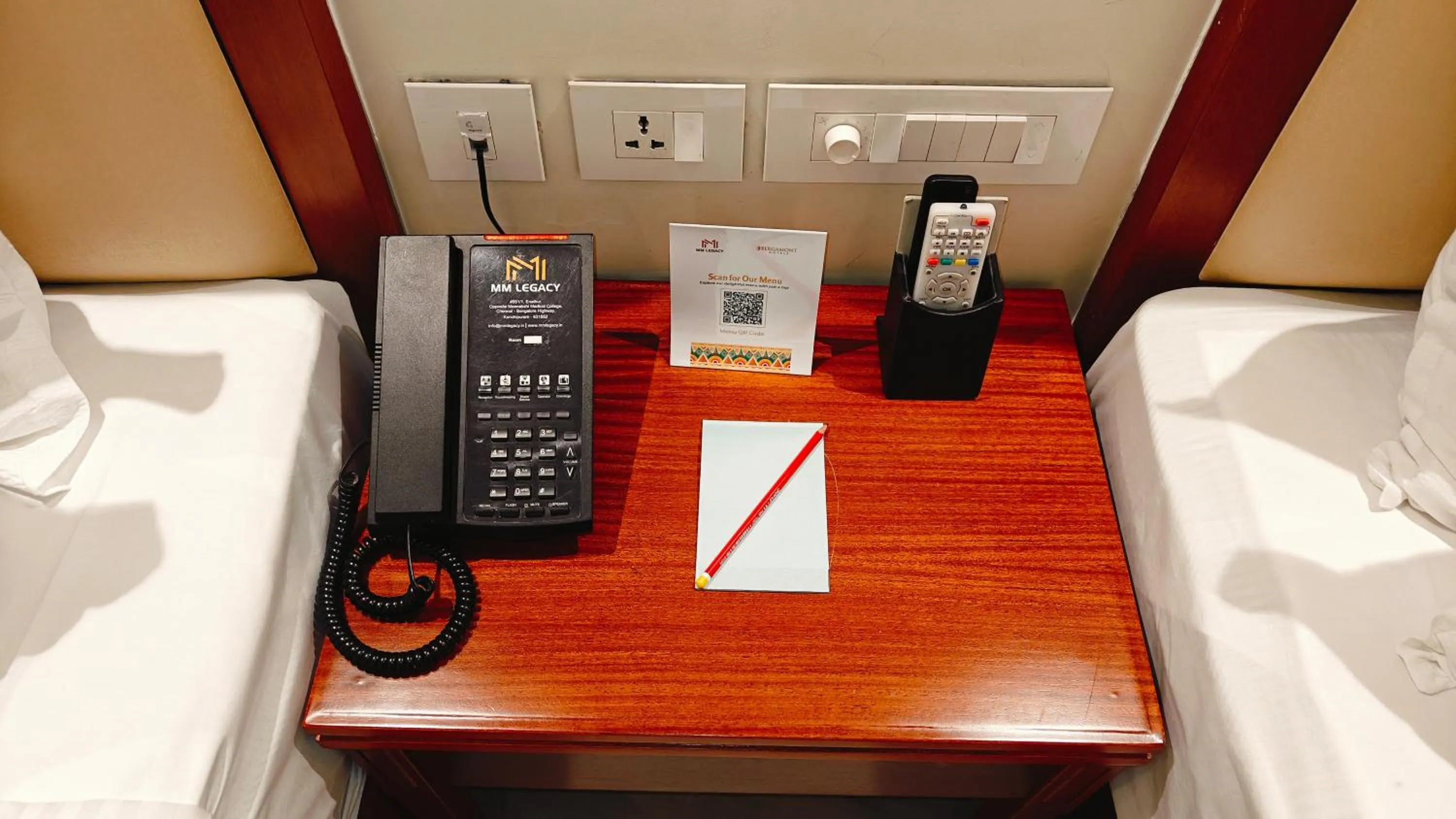 Bedroom in MM Legacy - A Bergamont Hotel, Kanchipuram
