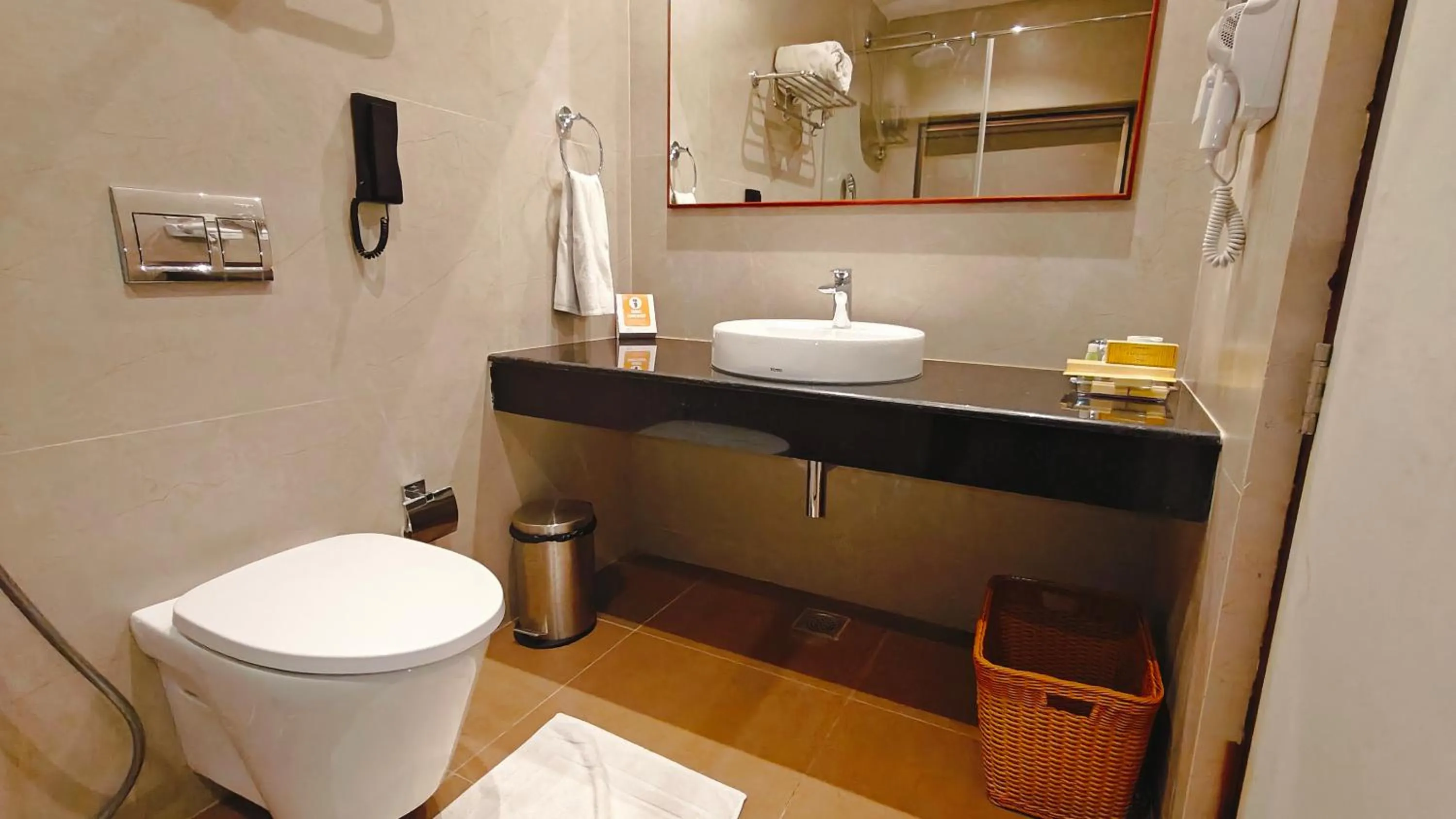 Toilet in MM Legacy - A Bergamont Hotel, Kanchipuram