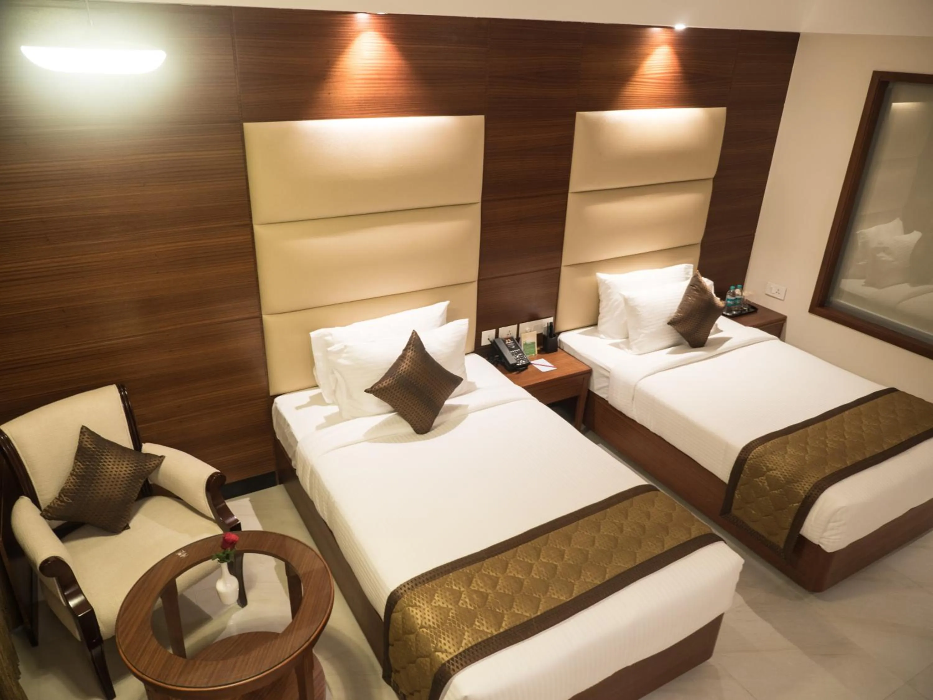 Bedroom, Bed in MM Legacy - A Bergamont Hotel, Kanchipuram
