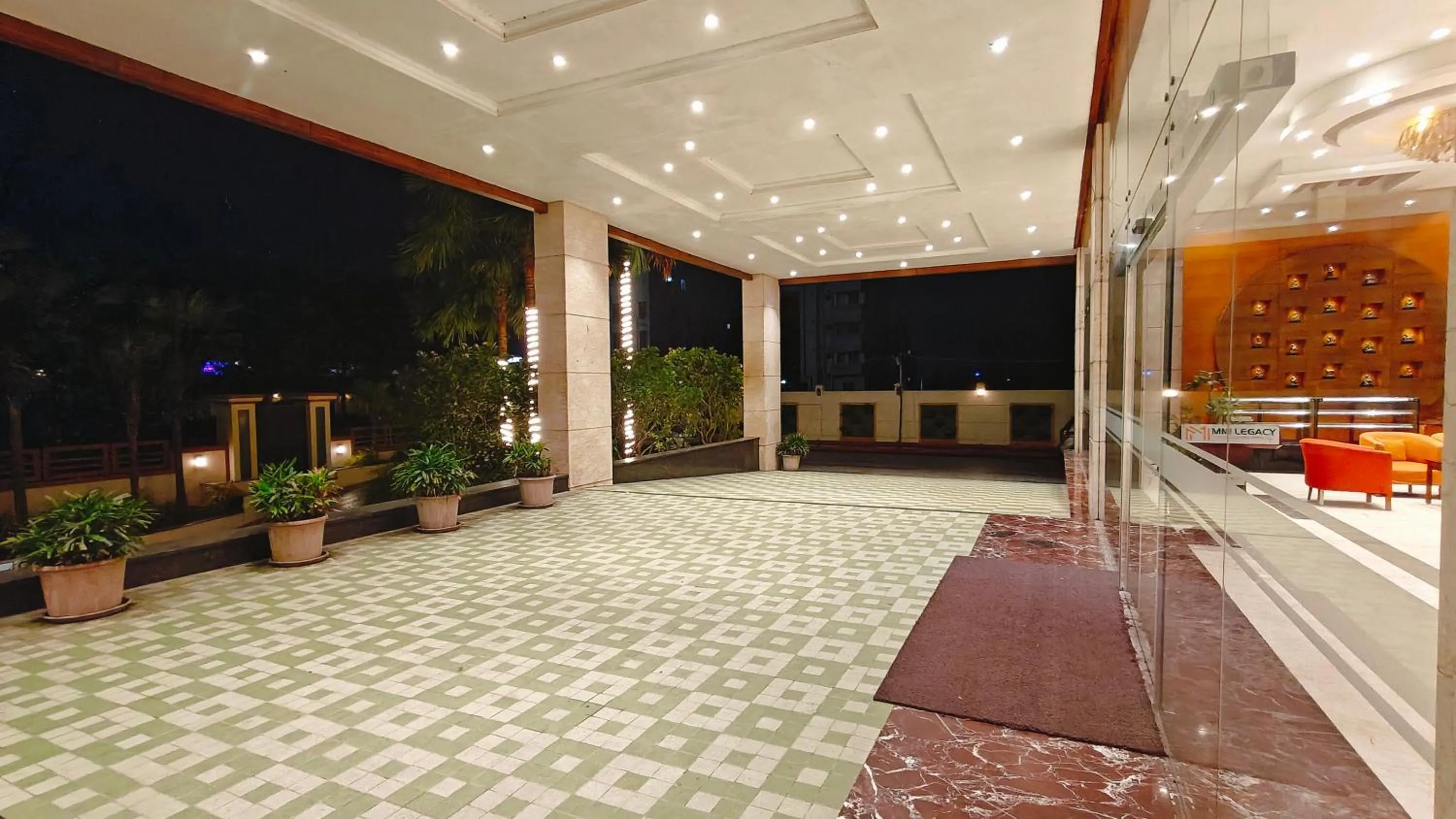 Patio in MM Legacy - A Bergamont Hotel, Kanchipuram