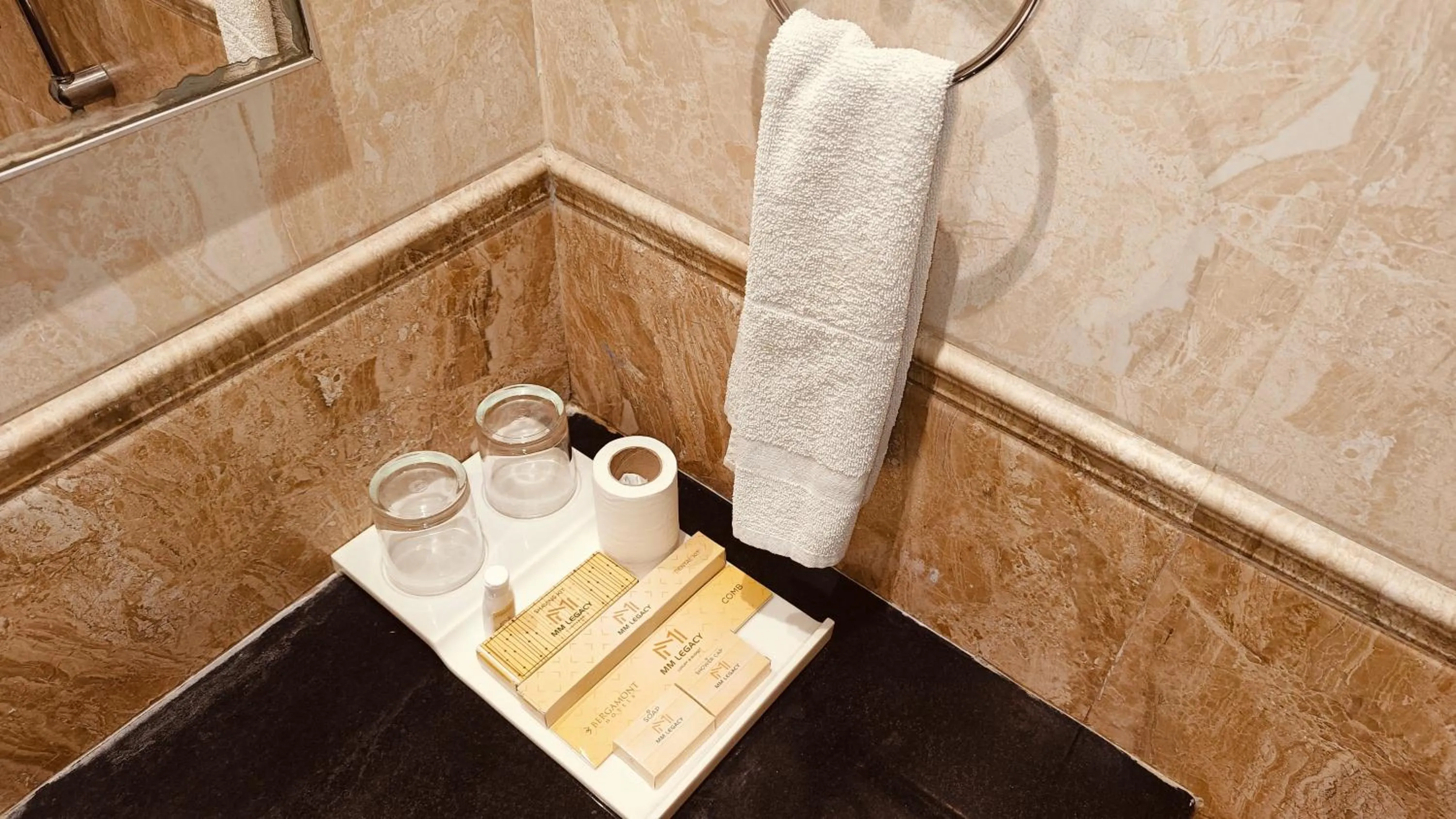 Bathroom in MM Legacy - A Bergamont Hotel, Kanchipuram