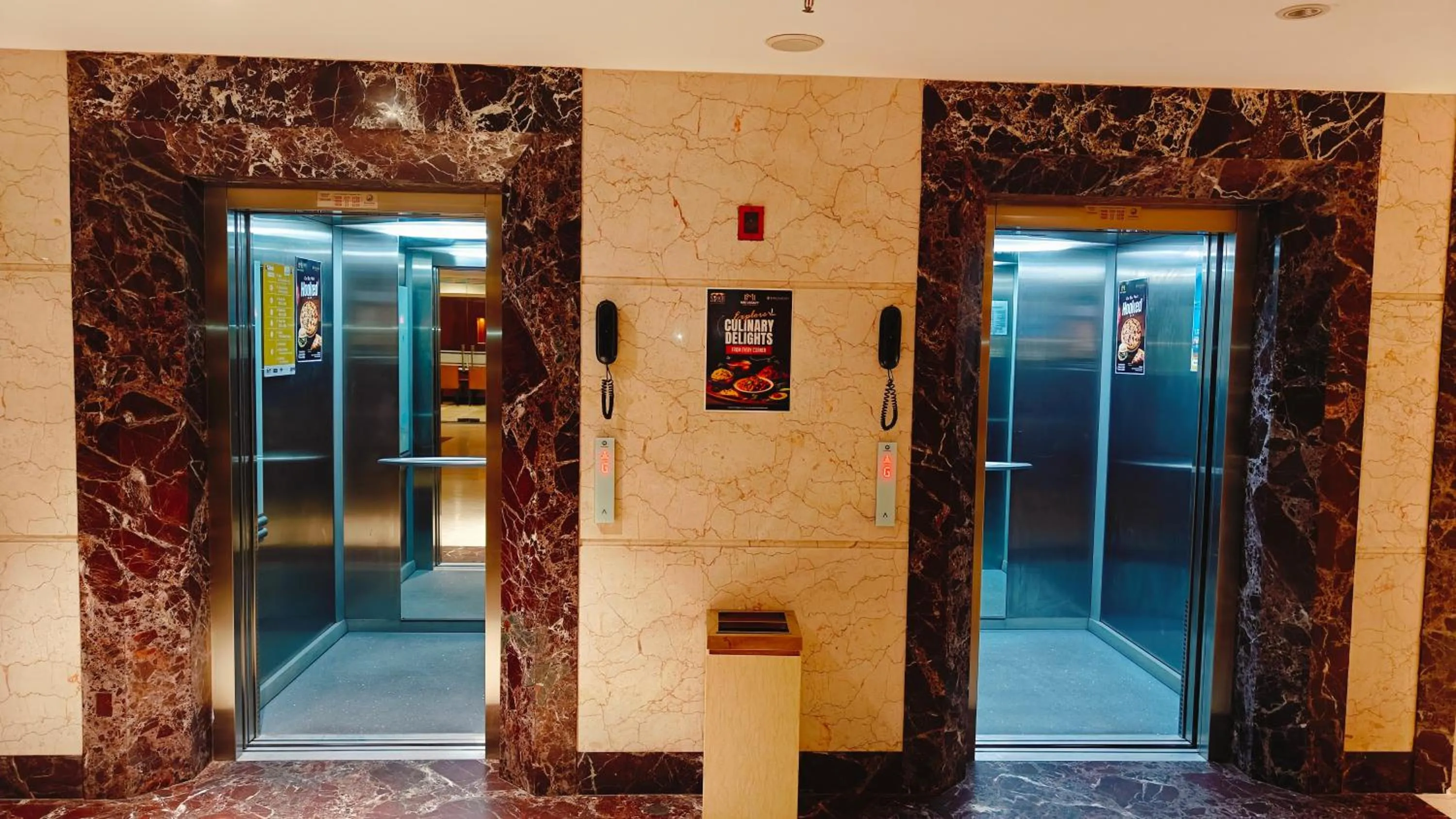 elevator in MM Legacy - A Bergamont Hotel, Kanchipuram
