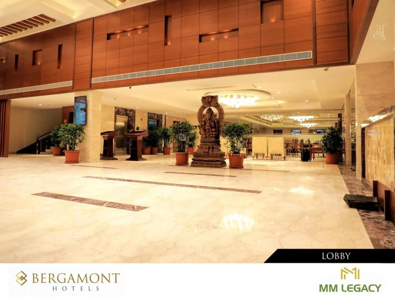 Lobby or reception in MM Legacy - A Bergamont Hotel, Kanchipuram
