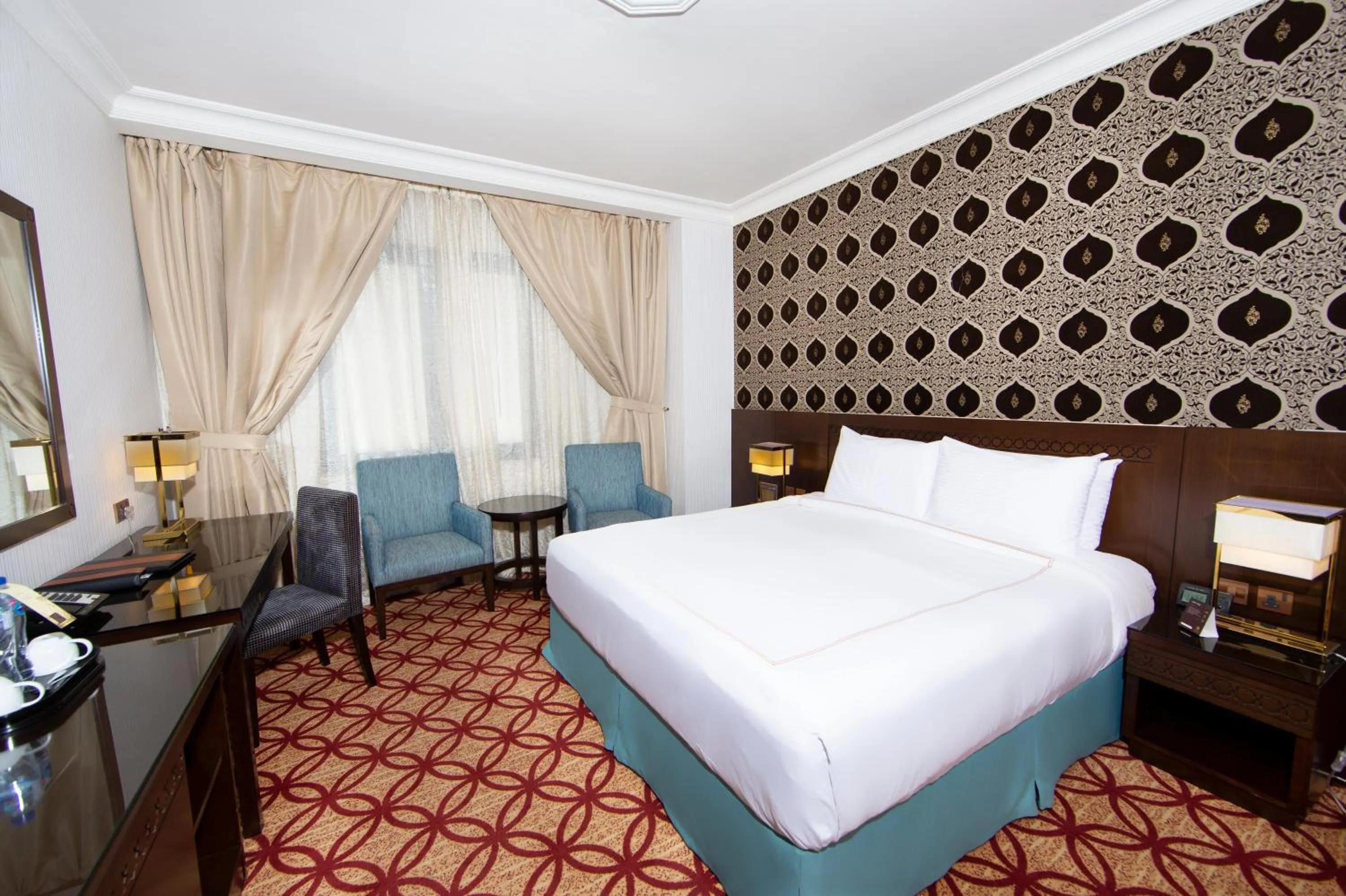 Bed in Dallah Taibah Hotel